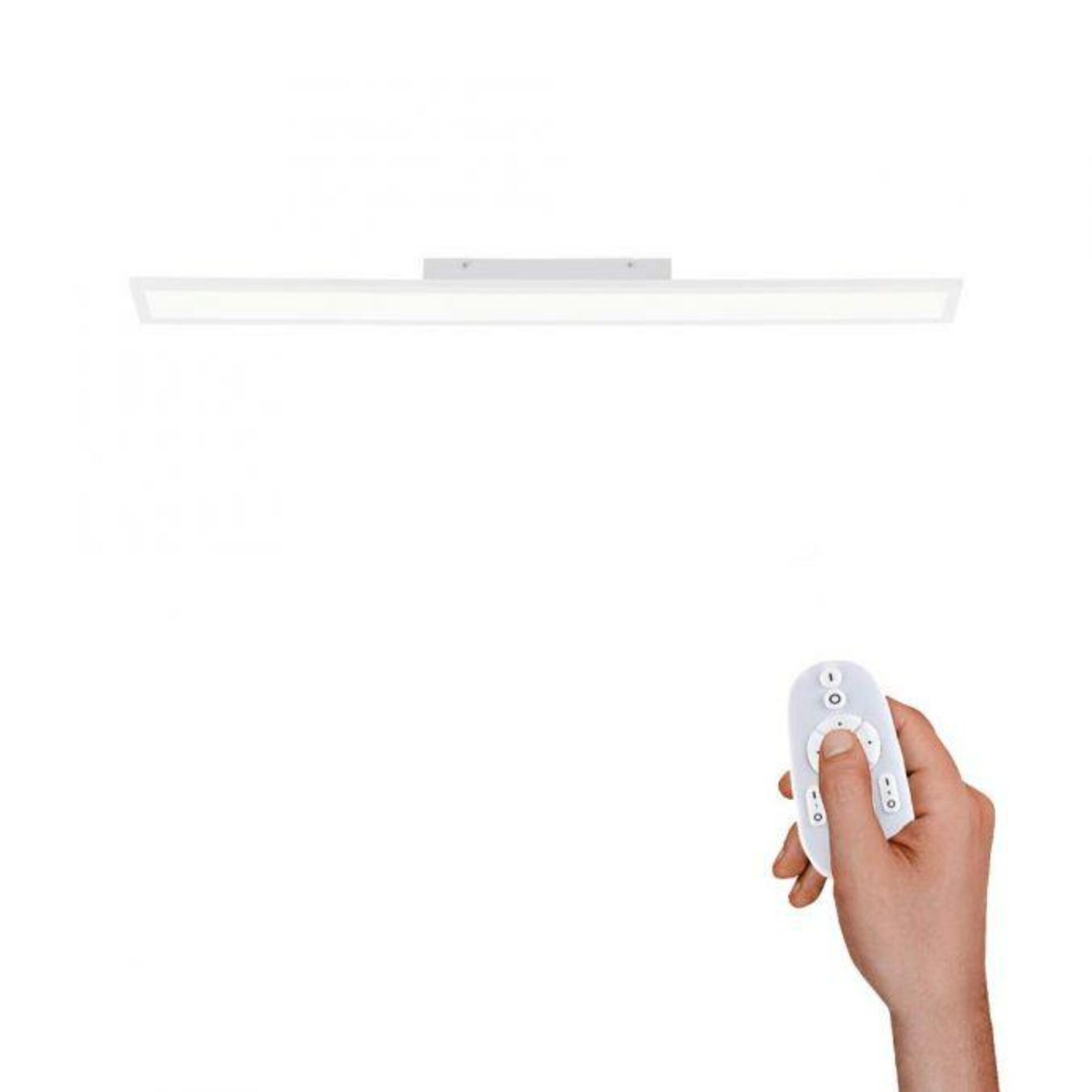 PAUL NEUHAUS LED panel svítidlo, bílé, hranaté, CCT nastavení teploty barvy, stmívatelné 2700-5000K