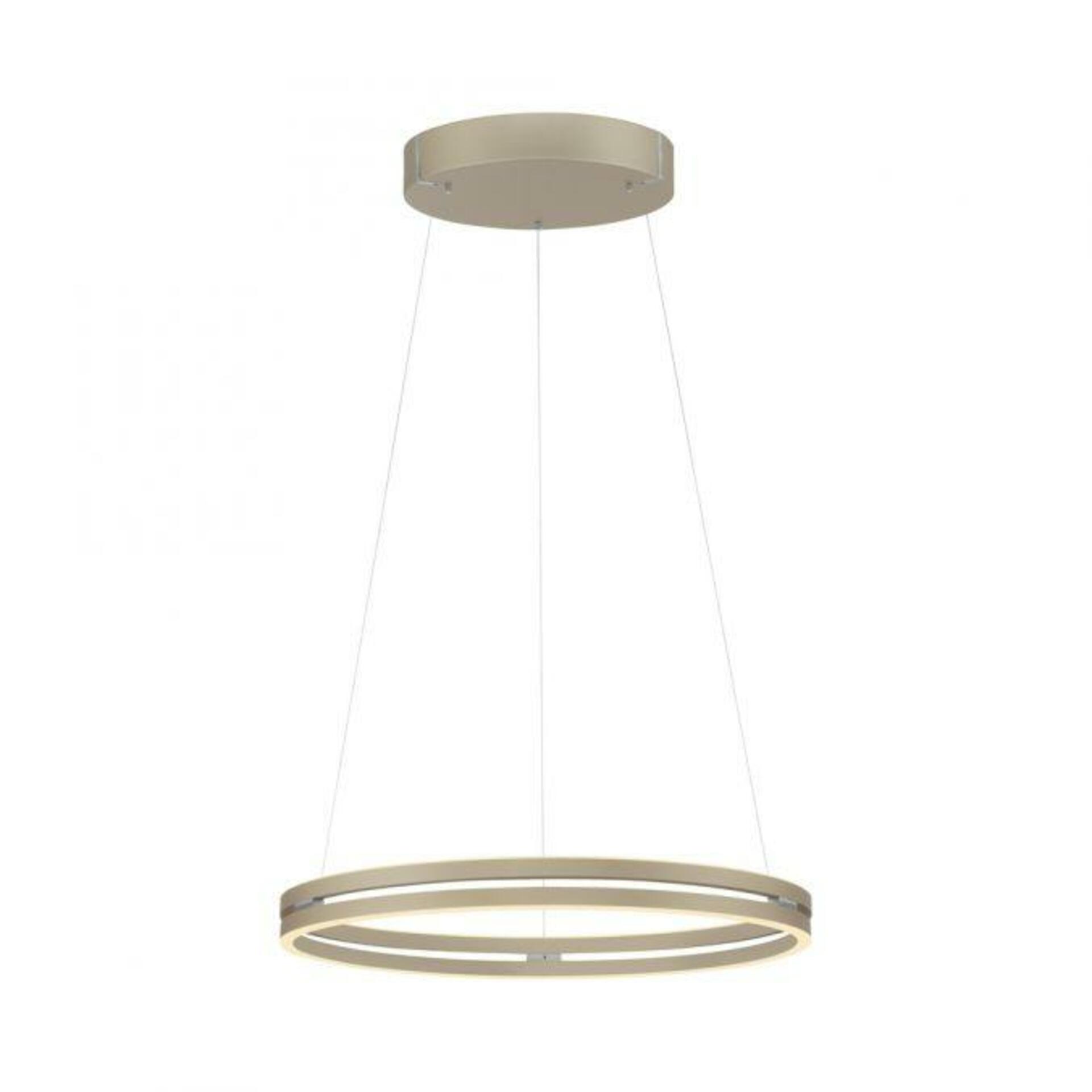 Levně PAUL NEUHAUS PURE E-Loop, LED závěsné svítidlo, bronz 2200-5000K