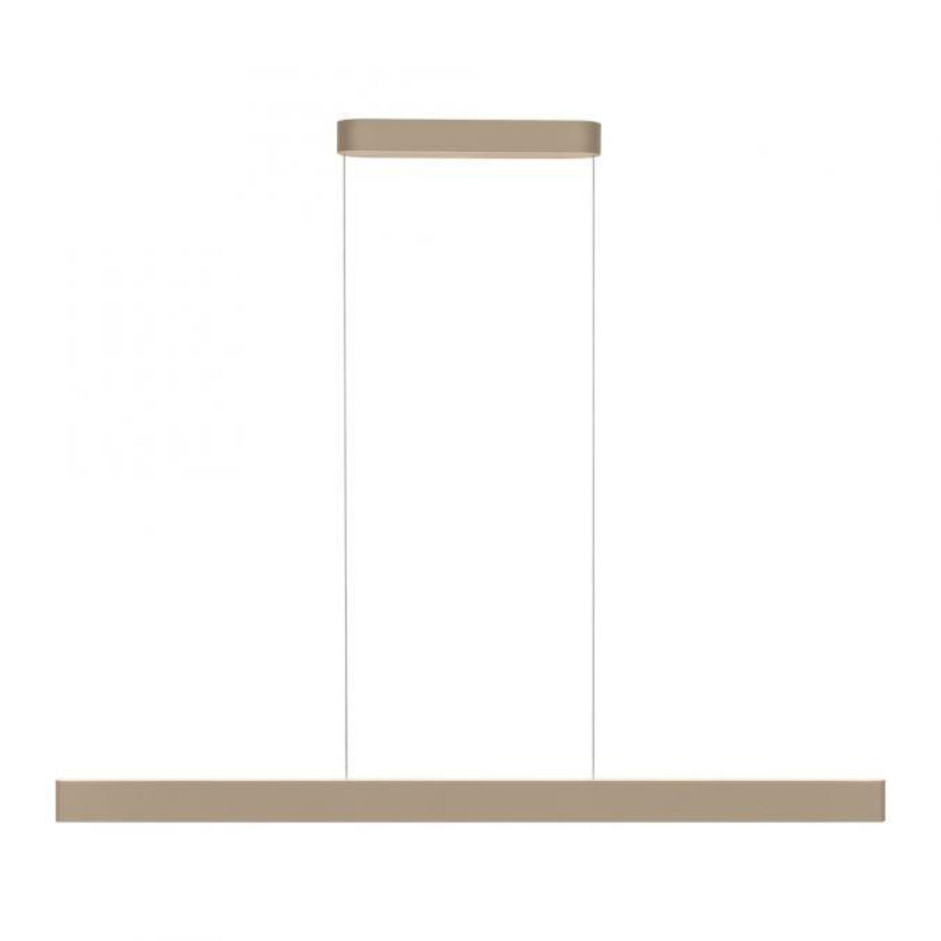 Levně PAUL NEUHAUS LED závěsné svítidlo Q-STRETTO, bronzová, ZigBee 2700-5000K