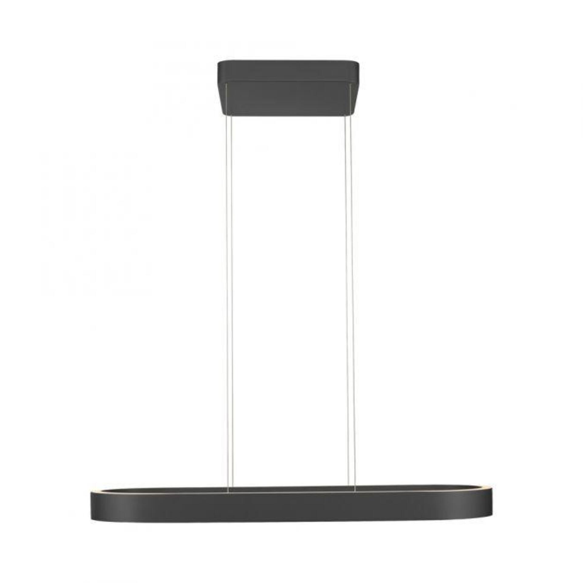 Levně PAUL NEUHAUS LED závěsné svítidlo Q-STRETTO, černá, s dálkovým ovladačem ZigBee 2700-5000K