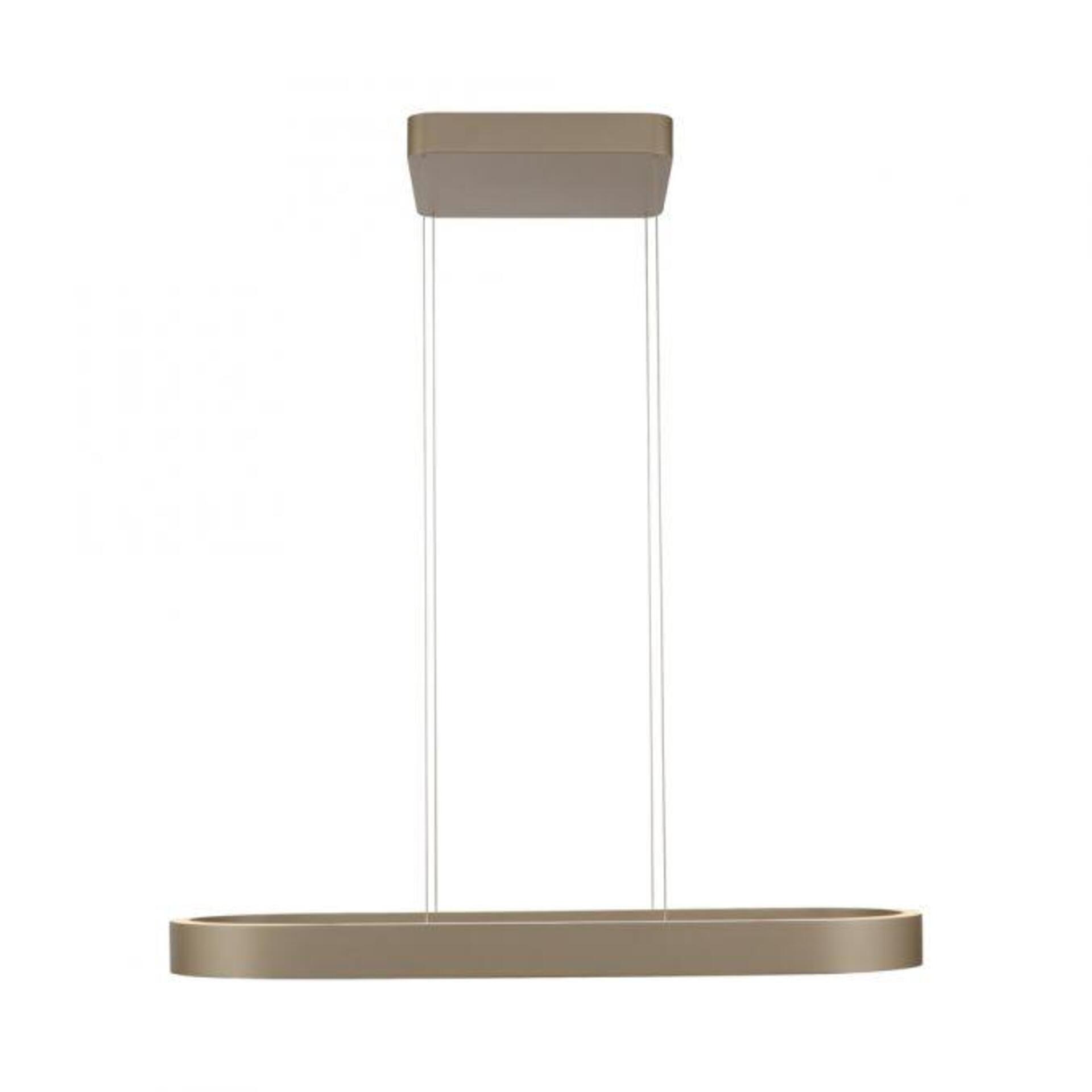 Levně PAUL NEUHAUS LED závěsné svítidlo Q-STRETTO, bronz ZigBee 2700-5000K