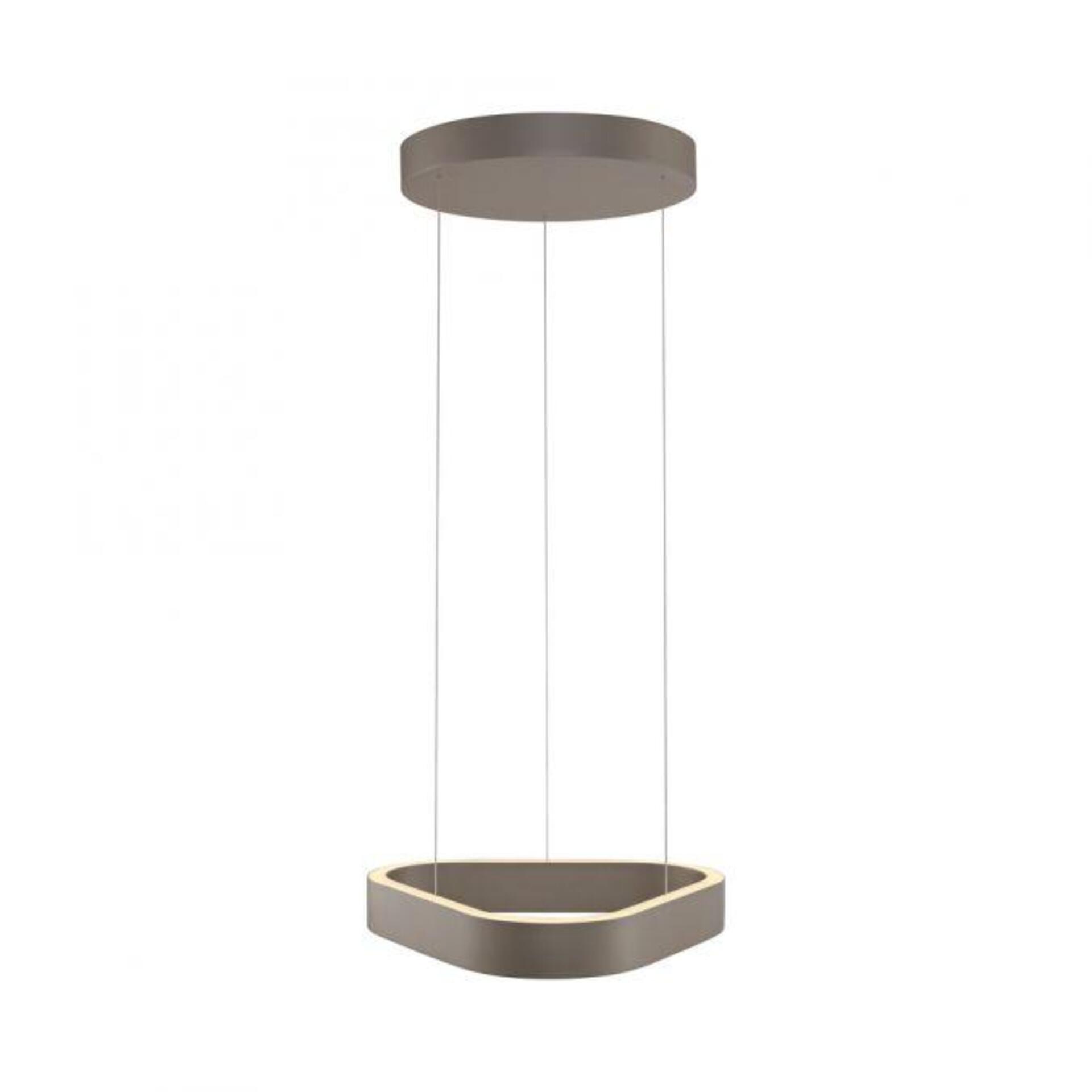 Levně PAUL NEUHAUS LED závěsné svítidlo Q-STRETTO, bronz ZigBee 2200-5000K