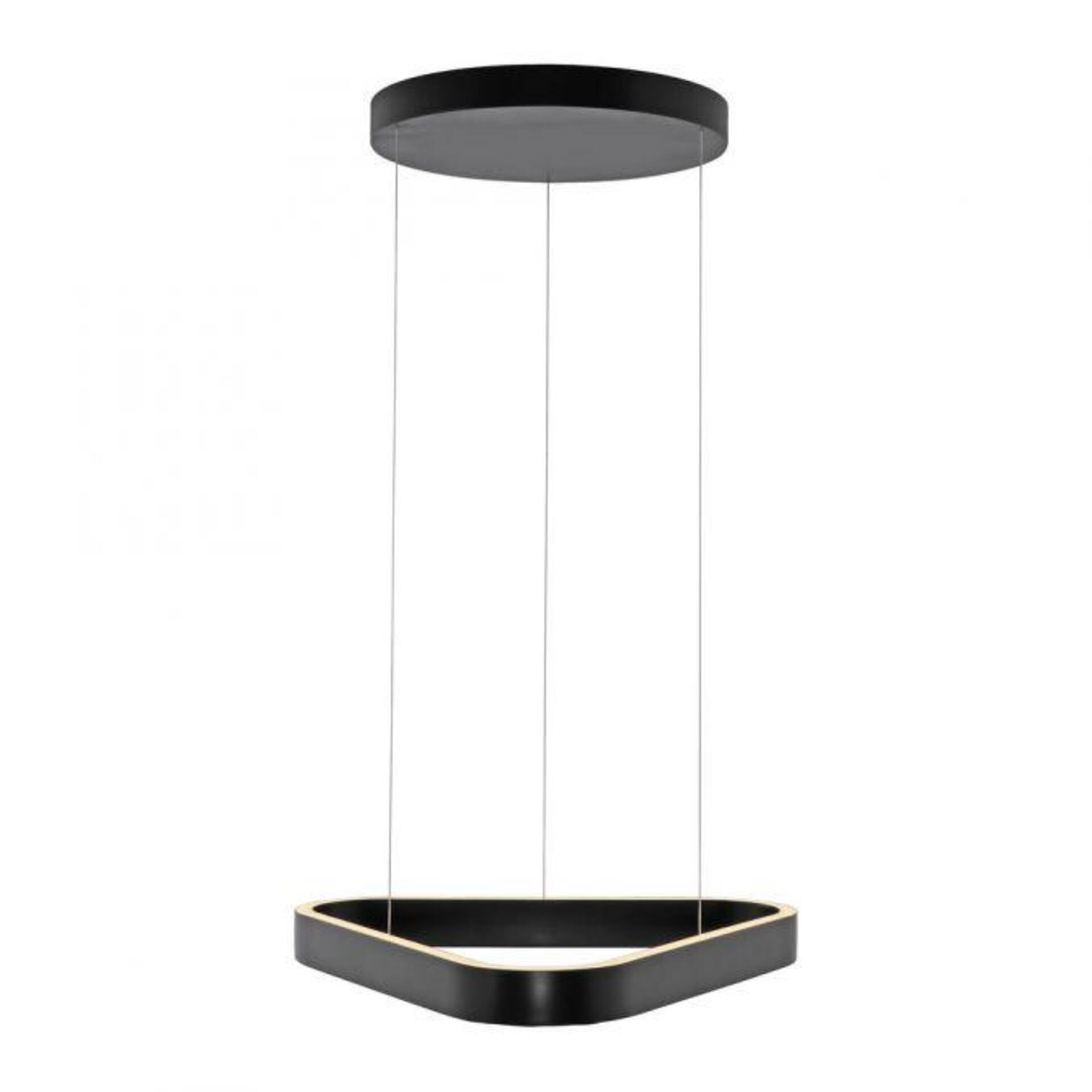 Levně PAUL NEUHAUS LED závěsné svítidlo Q-STRETTO, černá, ZigBee 2200-5000K