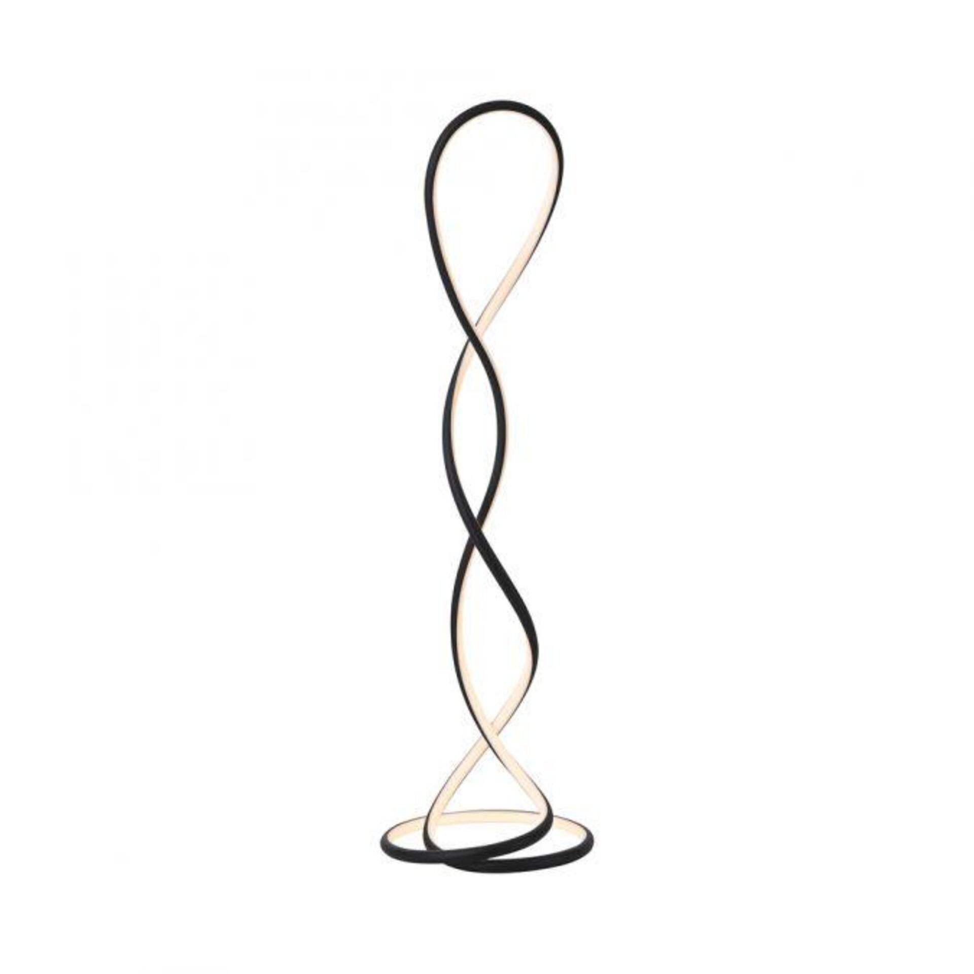 Levně PAUL NEUHAUS LED stojací svítidlo moderní design, TWIST, černá, 2700K