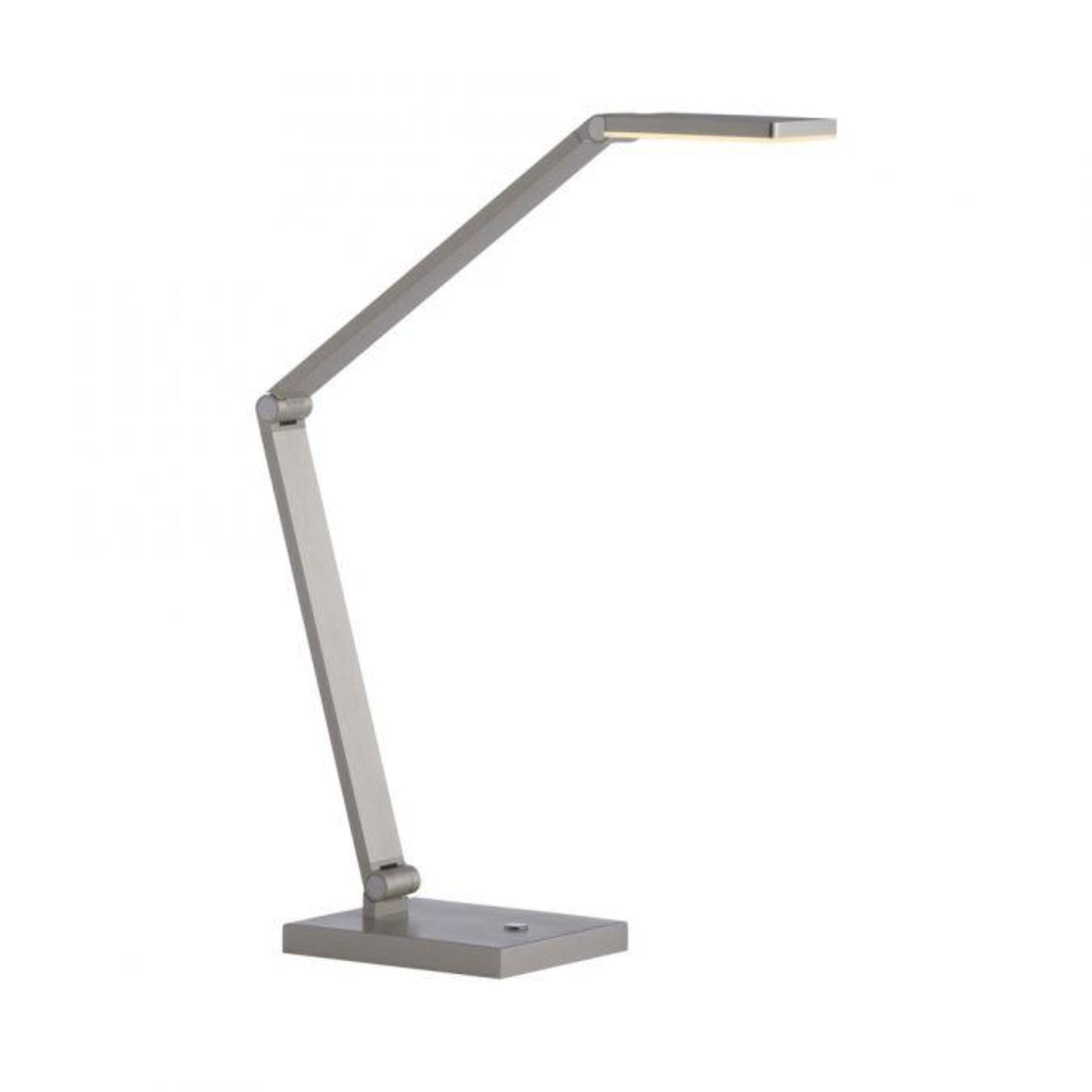 Levně PAUL NEUHAUS LED stolní lampa SAMSKY, stříbrná, stmívatelné, nastavitelná výška, paměťová funkce 2700-5000K