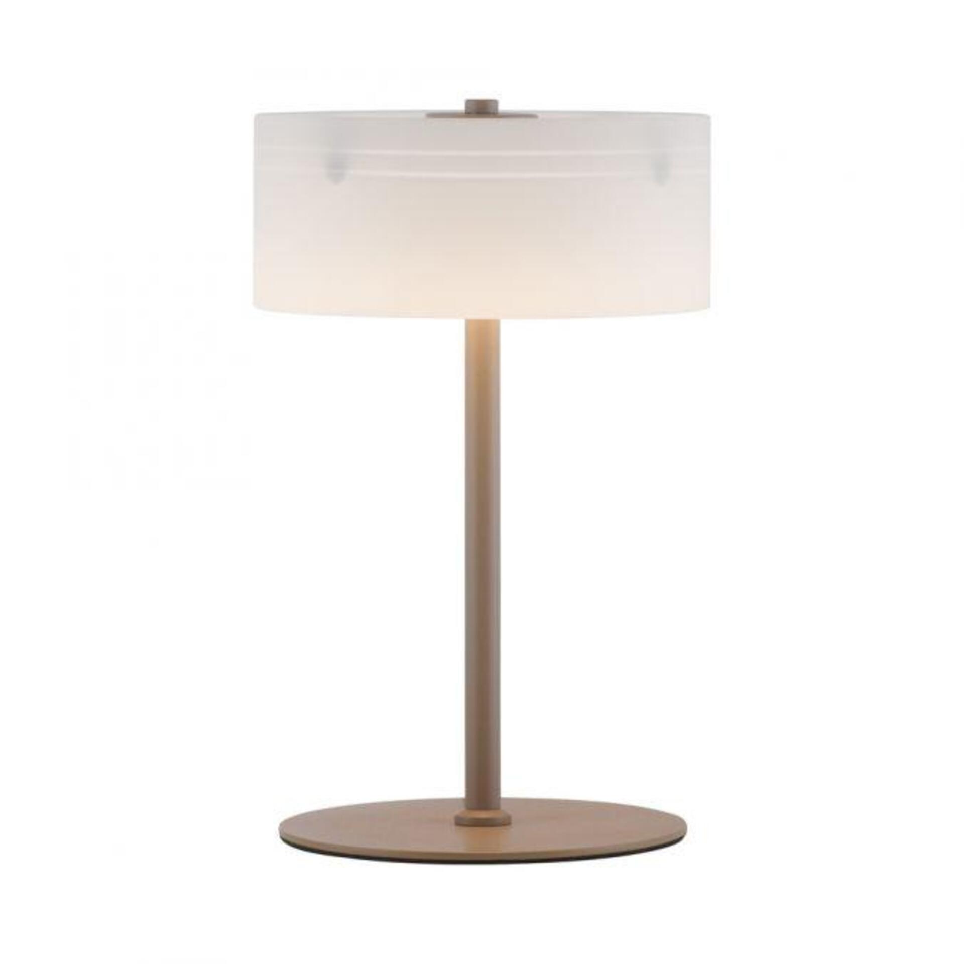 Levně PAUL NEUHAUS LED stolní lampa MARIKA, písková, dotykový stmívač 3000K
