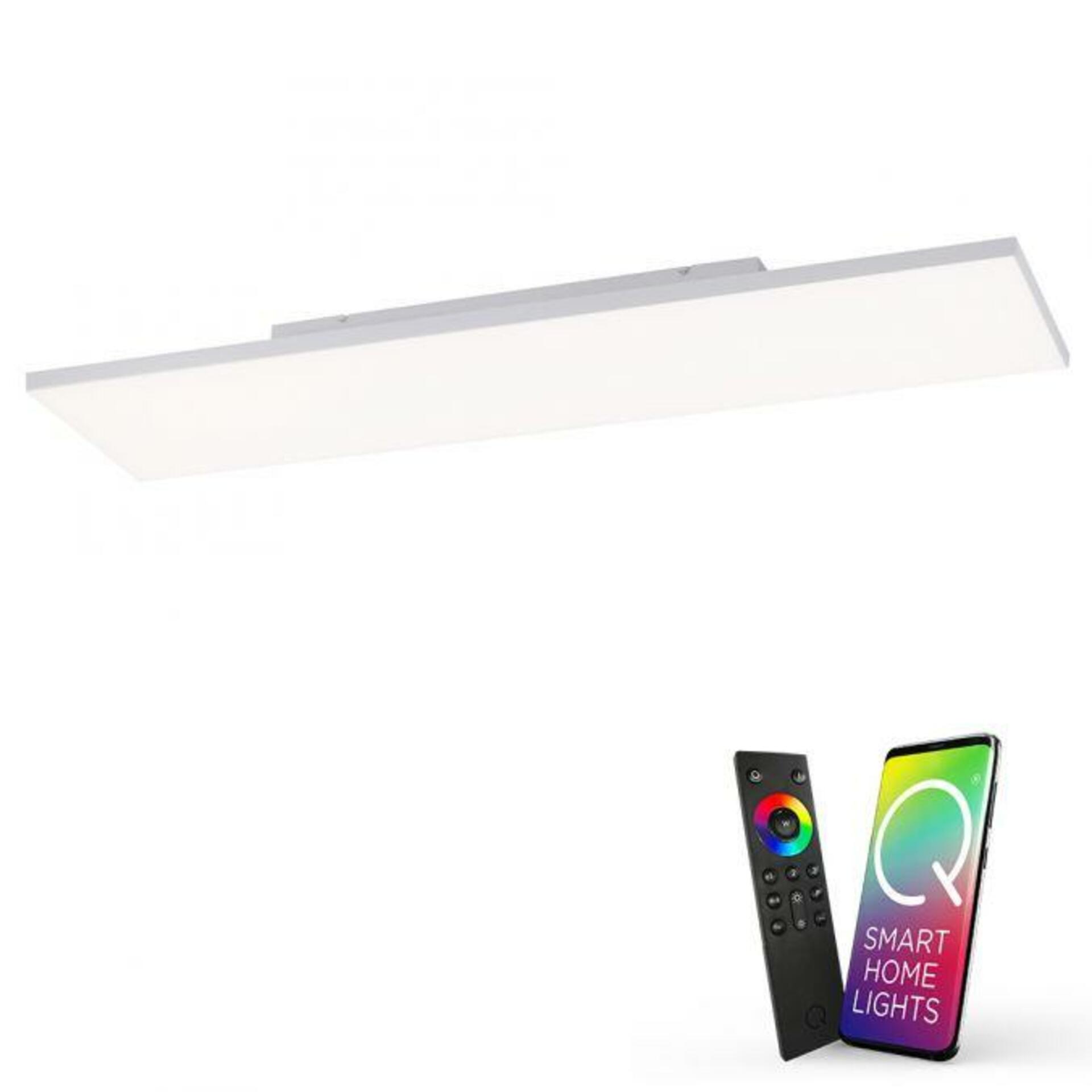 PAUL NEUHAUS Q-FRAMELESS, LED panel, Smart Home, 120x30cm RGB+3000-5000K PN 8289-16