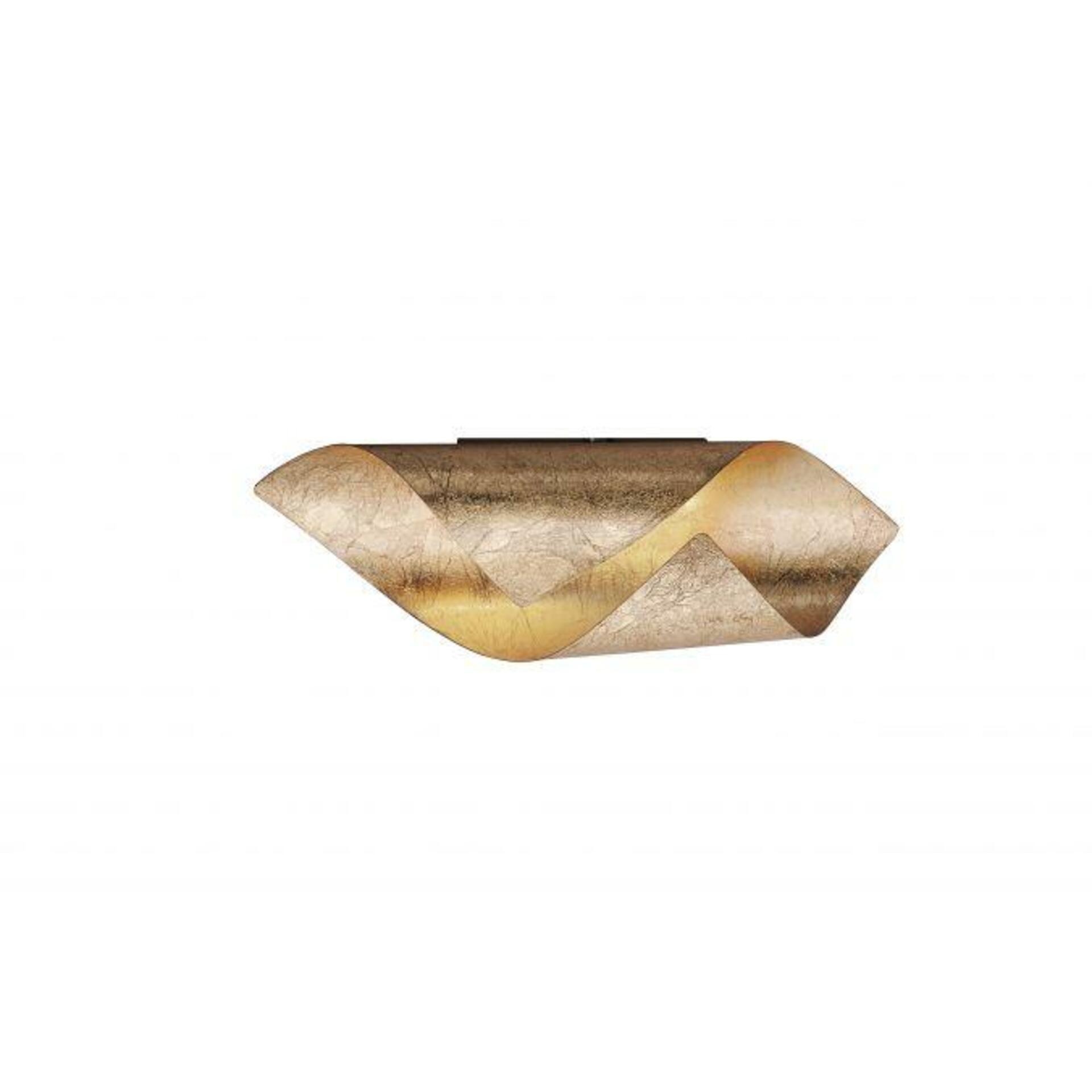 Levně PAUL NEUHAUS LED nástěnné svítidlo, imitace plátkového zlata, nerez ocel, design 3000K PN 9030-12