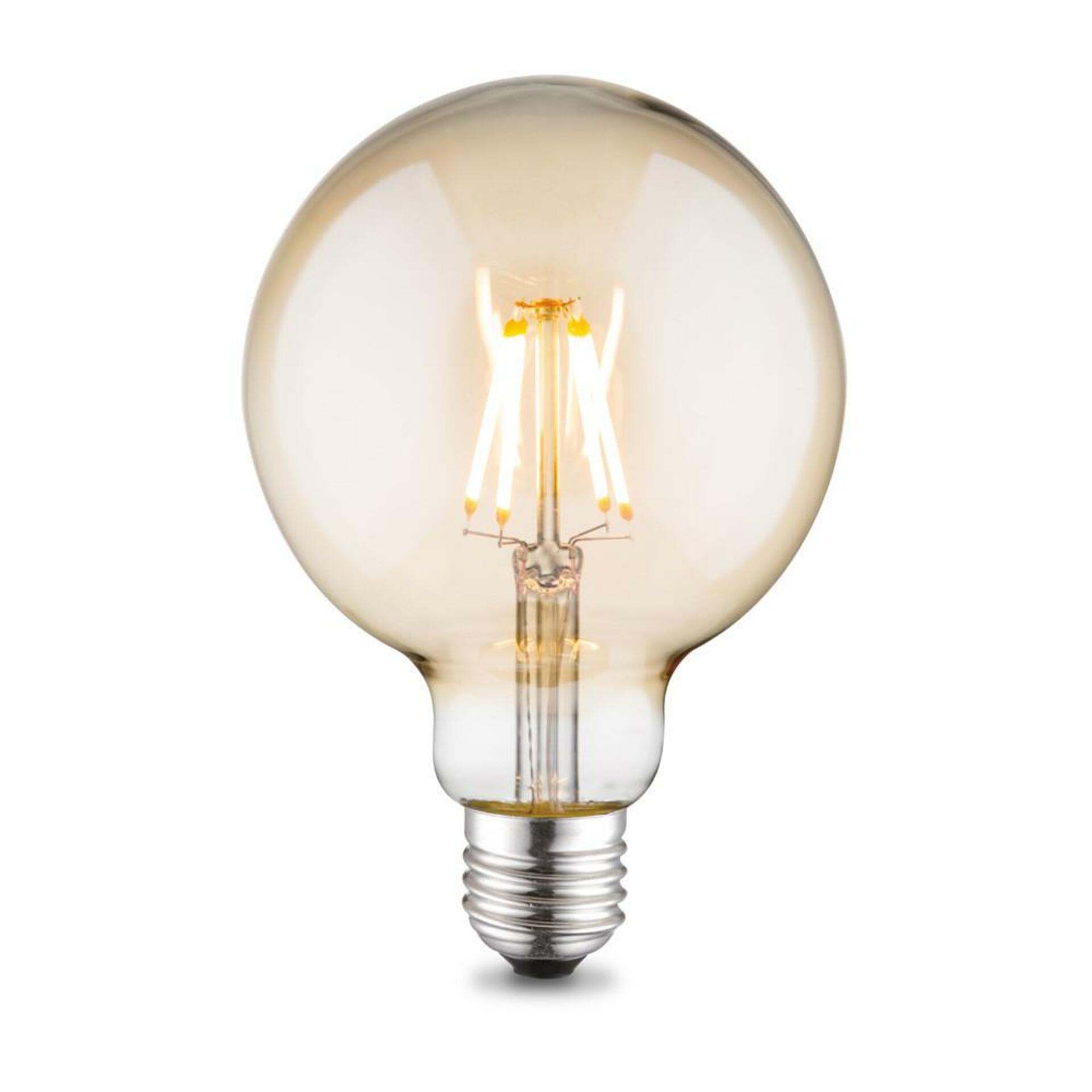 Levně JUST LIGHT LEUCHTEN DIRECT LED Filament Globe, E27, průměr 95mm 4W 3000K DIM 08466 LD 08466