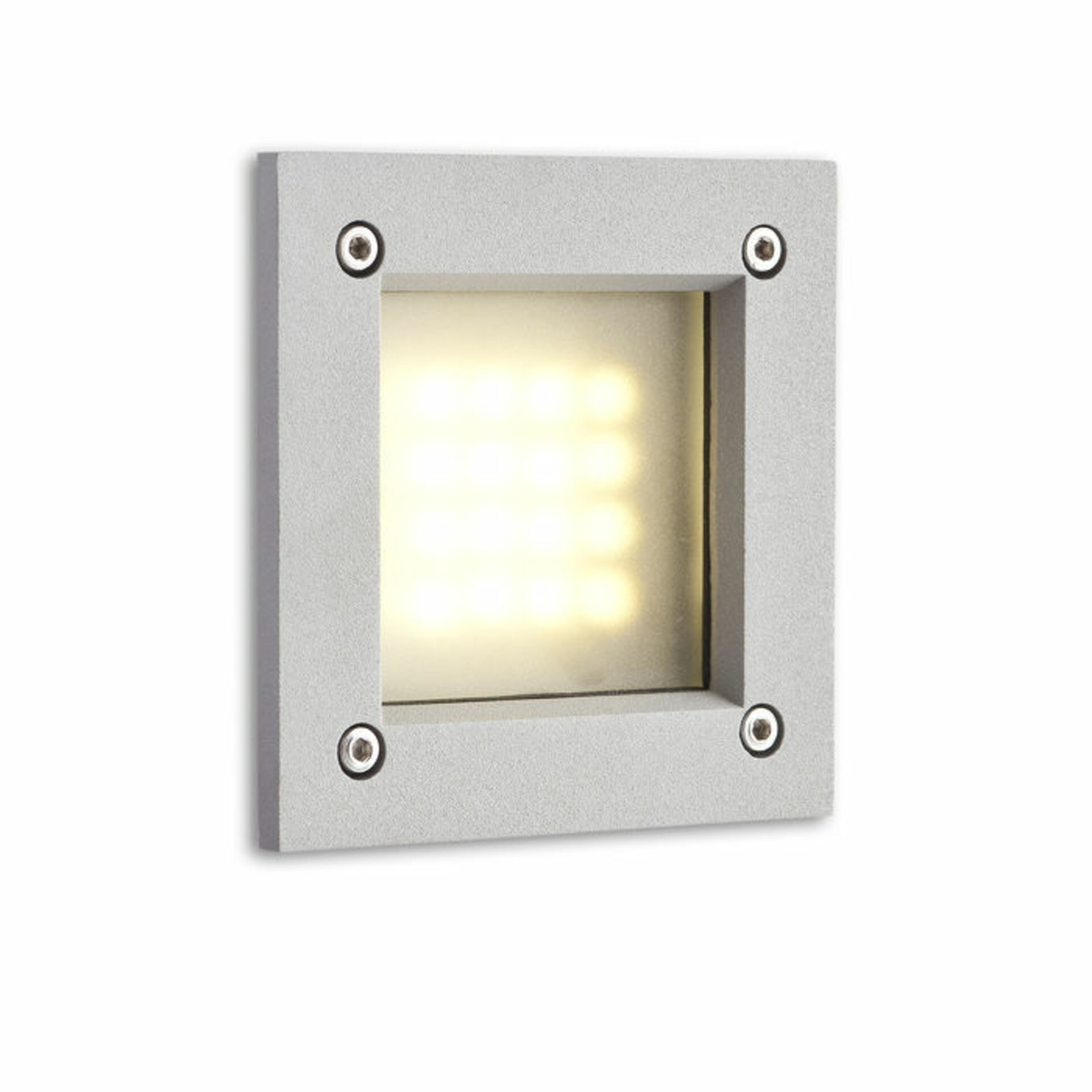 Venkovní svítidlo ATRIA LED zápustná stříbrná 230V LED 3W IP55 - RED - DESIGN RENDL