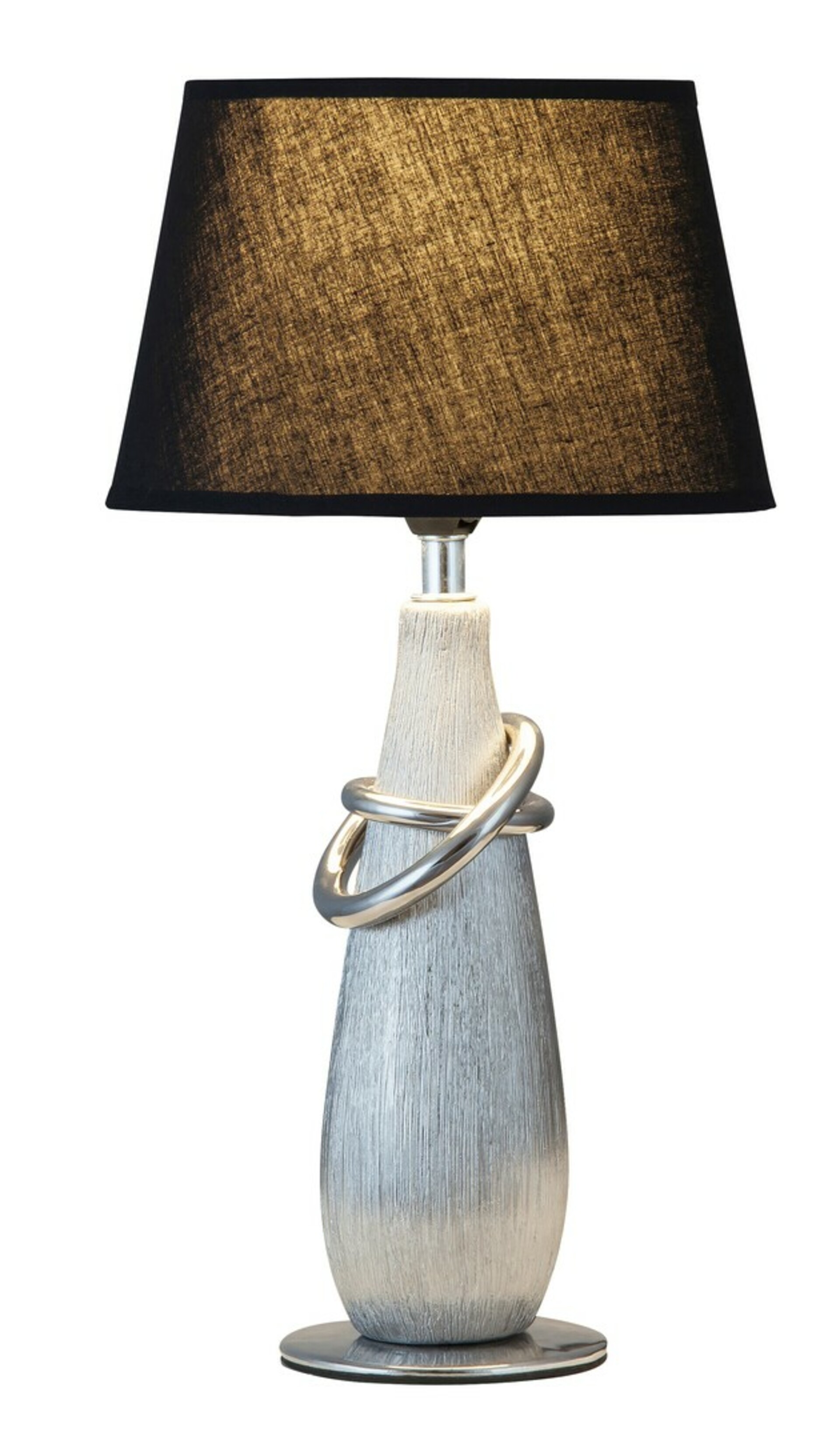 Rabalux stolní lampa Evelyn E14 1x MAX 40W stříbrná 4372