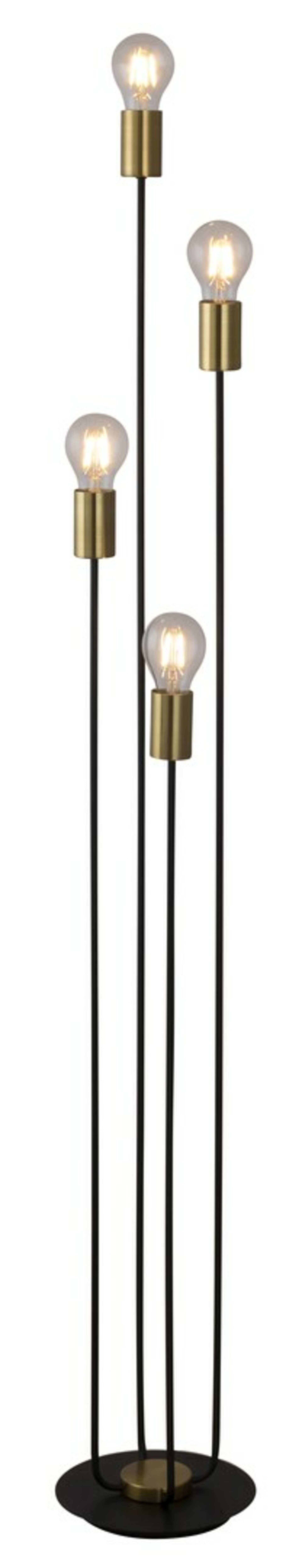 Rabalux stojací lampa Lanny E27 4x MAX 15W černá 4561