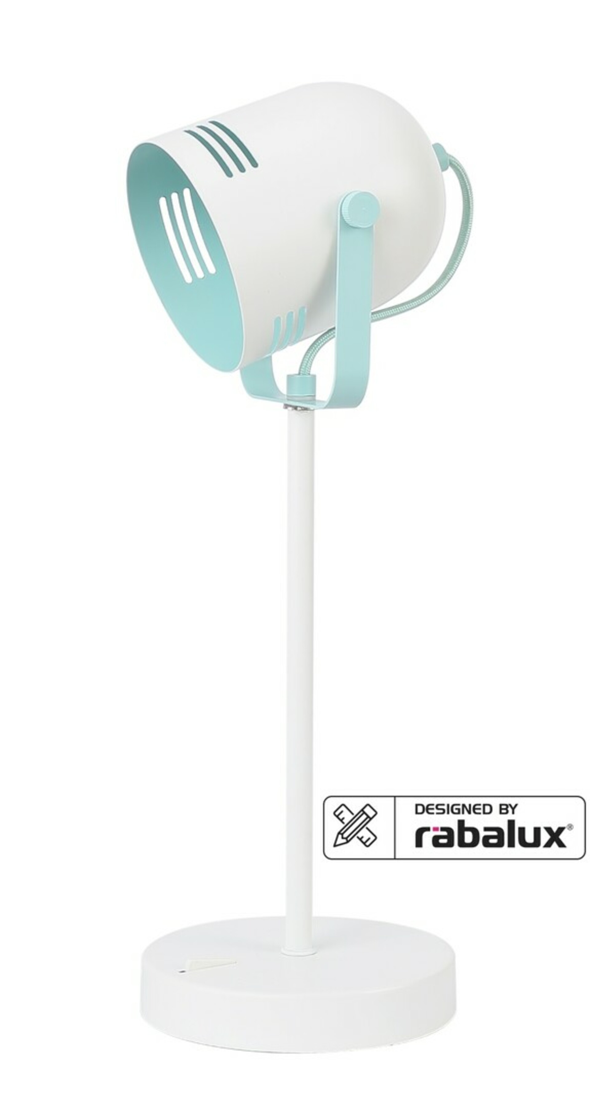 Rabalux stolní lampa Minuet E14 MAX 15W bílá 7015