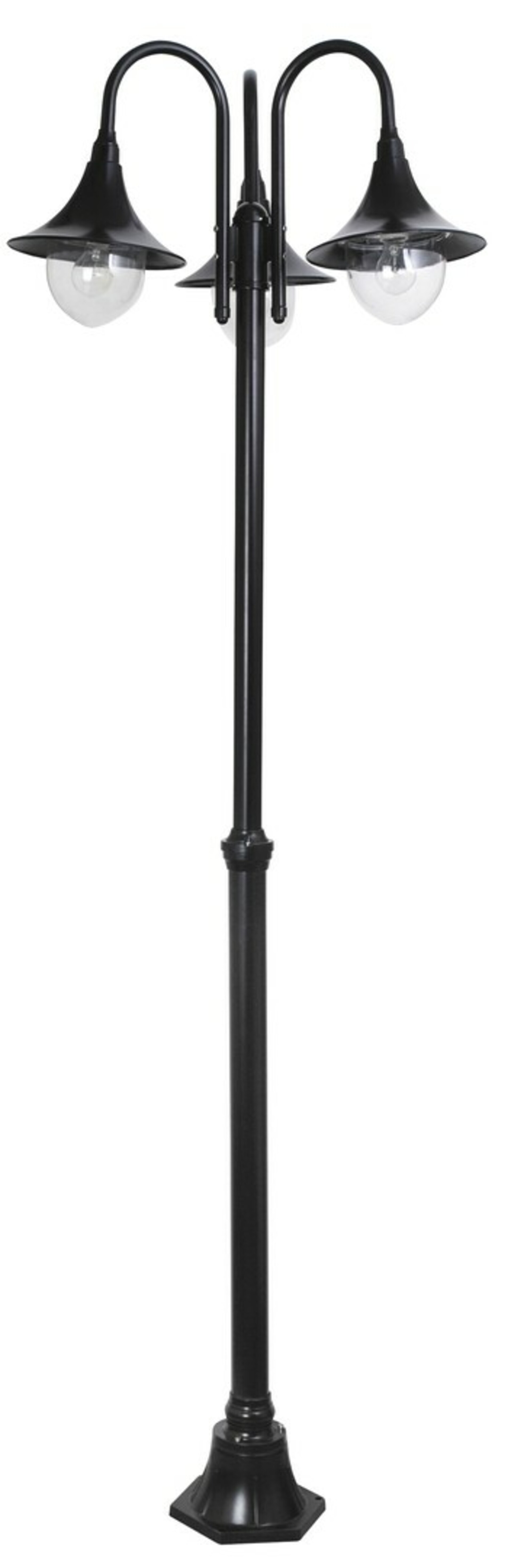 Rabalux venkovní sloupkové svítidlo Konstanz E27 3x MAX 100W černá IP44 8248