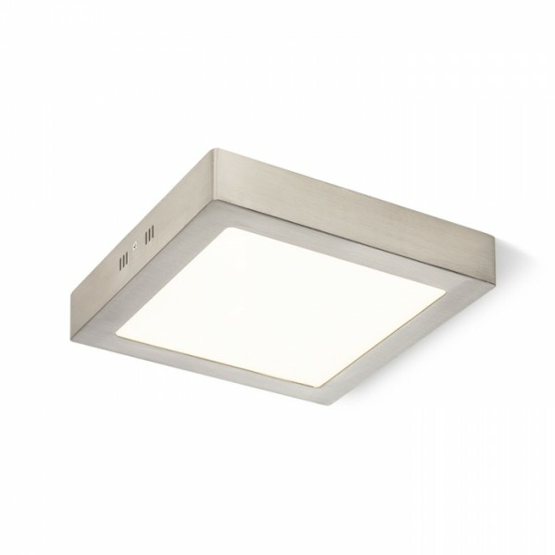 RED - DESIGN RENDL RENDL SLENDER SQ 22 přisazená matný nikl 230V LED 18W 3000K R11285