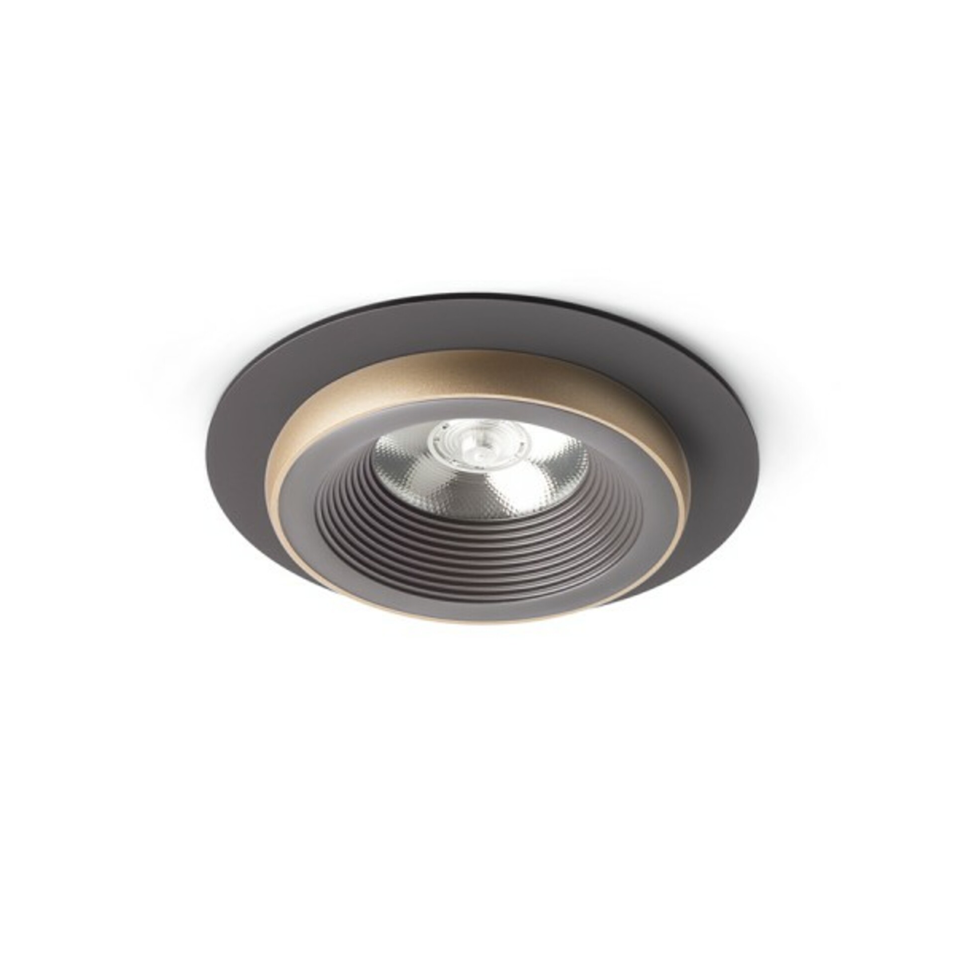 Levně RENDL SHARM R I zápustná hnědá/perleťová zlatá 230V LED 10W 24° 3000K R13237