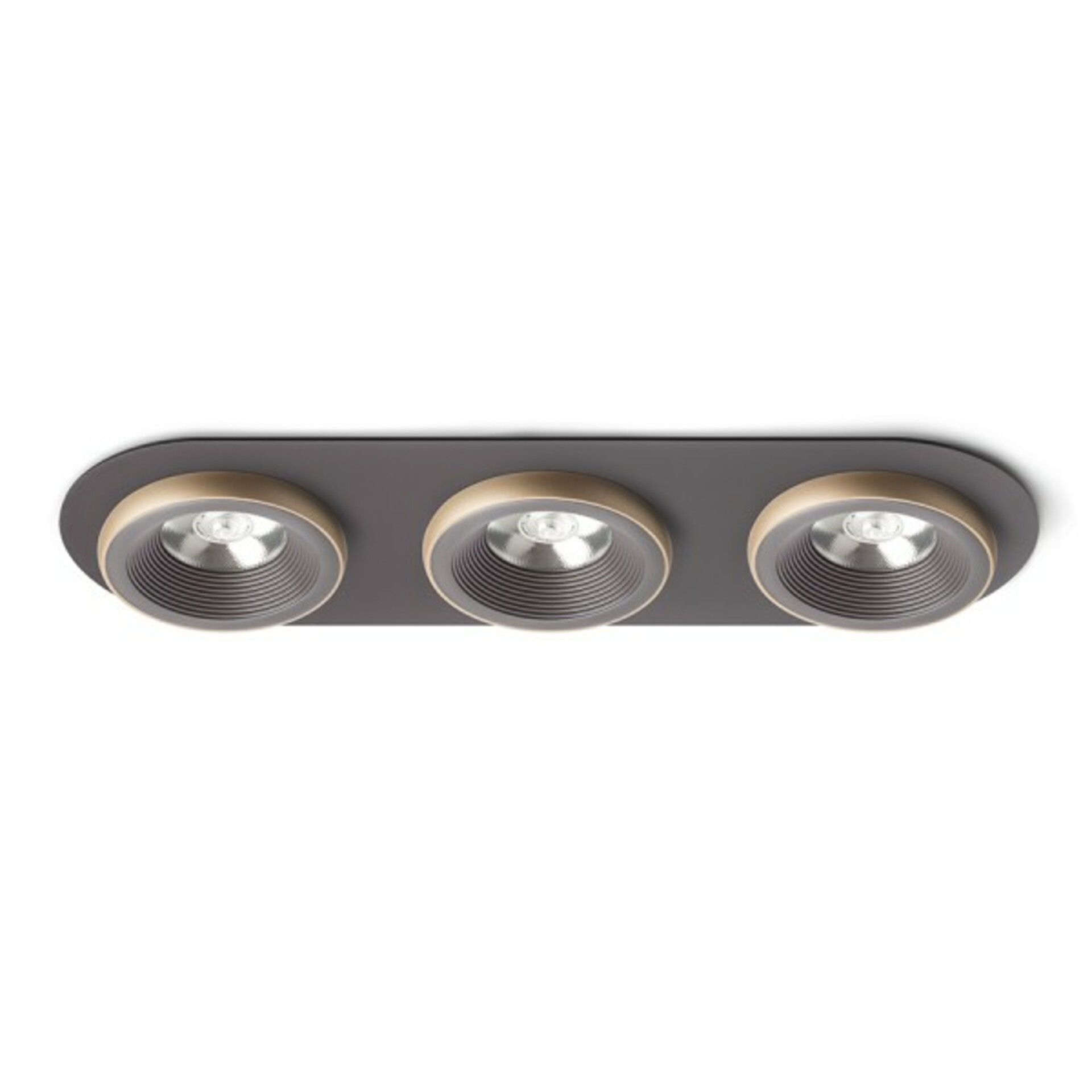 Levně RENDL SHARM R III zápustná hnědá/perleťová zlatá 230V LED 3x10W 24° 3000K R13247