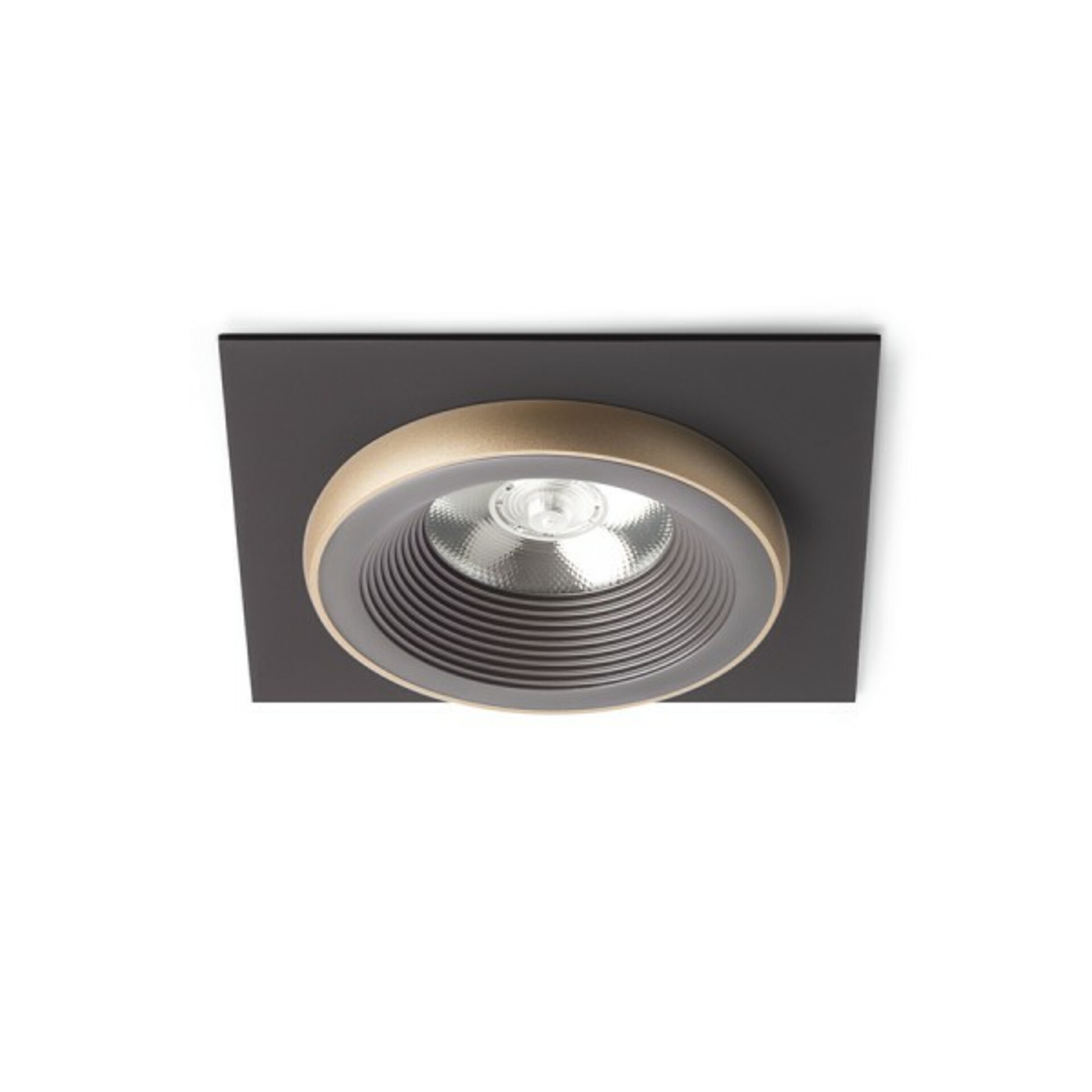 Levně RENDL SHARM SQ I zápustná hnědá/perleťová zlatá 230V LED 10W 24° 3000K R13252