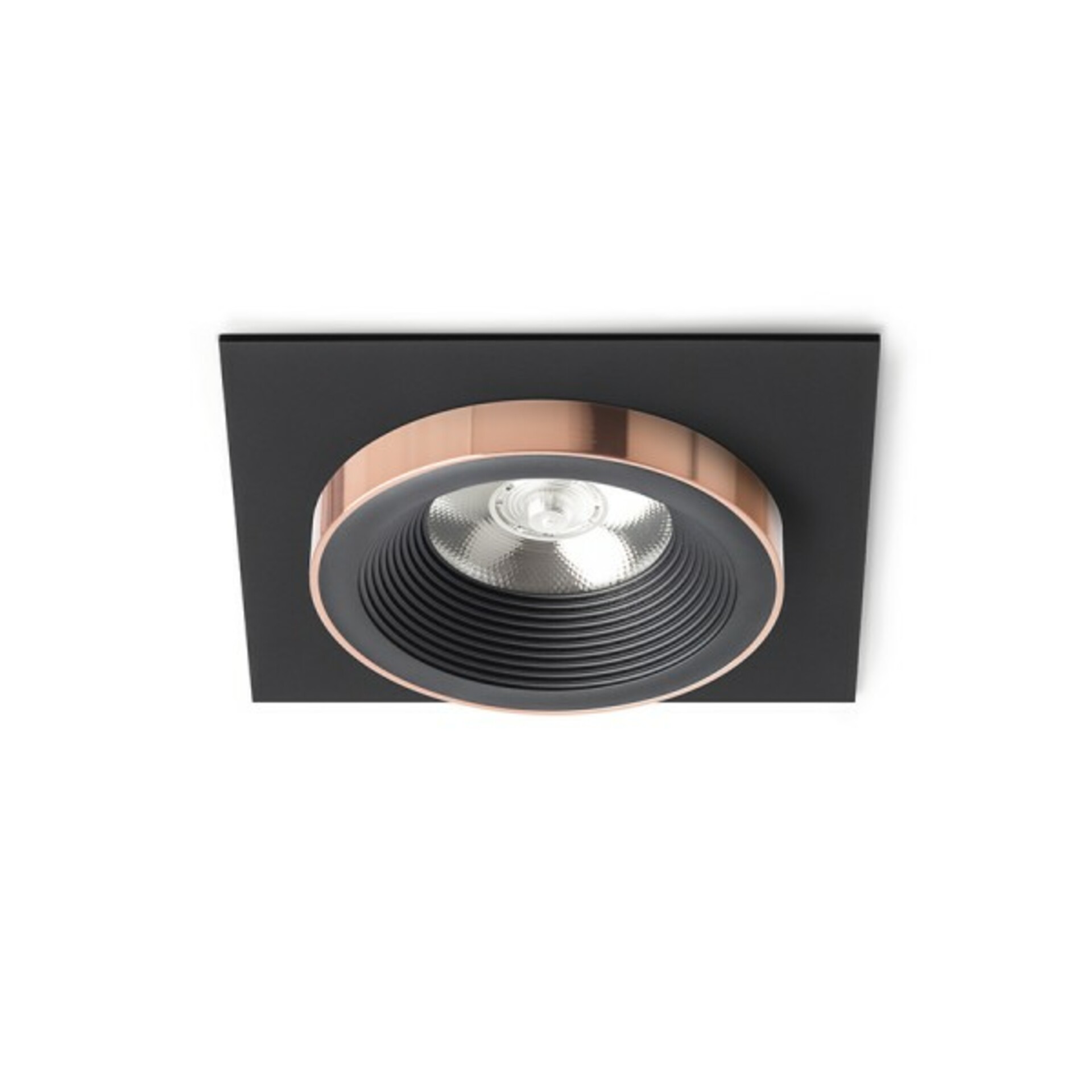 Levně RENDL SHARM SQ I zápustná černá/černá měď 230V LED 10W 24° 3000K R13254
