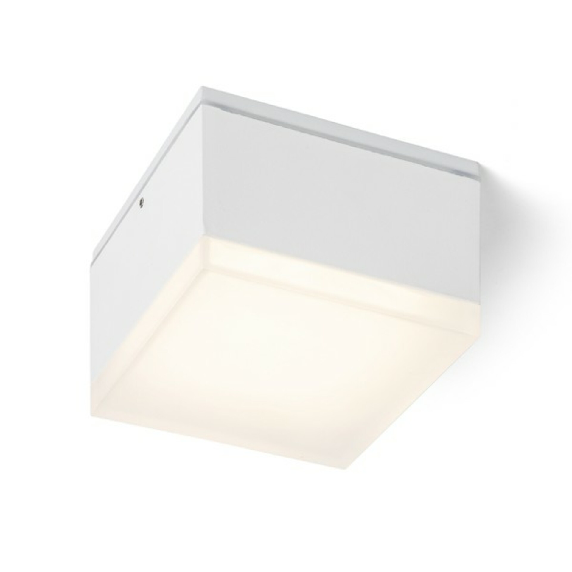 RED - DESIGN RENDL RENDL ORIN SQ stropní bílá satinovaný akryl 230V LED 10W IP54 3000K R13628