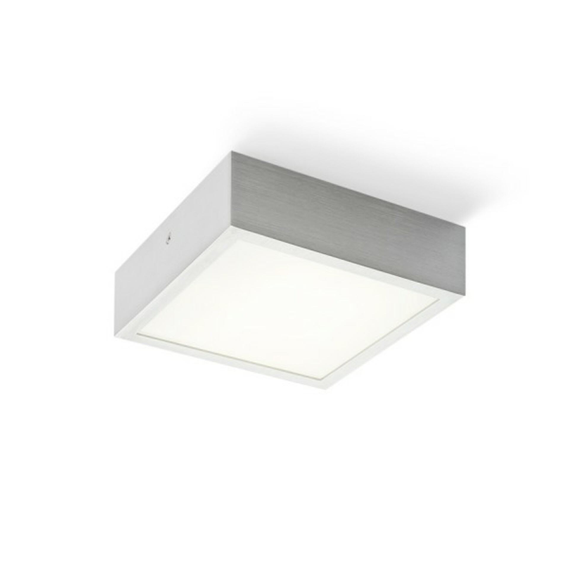 RED - DESIGN RENDL RENDL STRUCTURAL LED 20x20 přisazená česaný hliník 230V LED 12W 3000K R13708