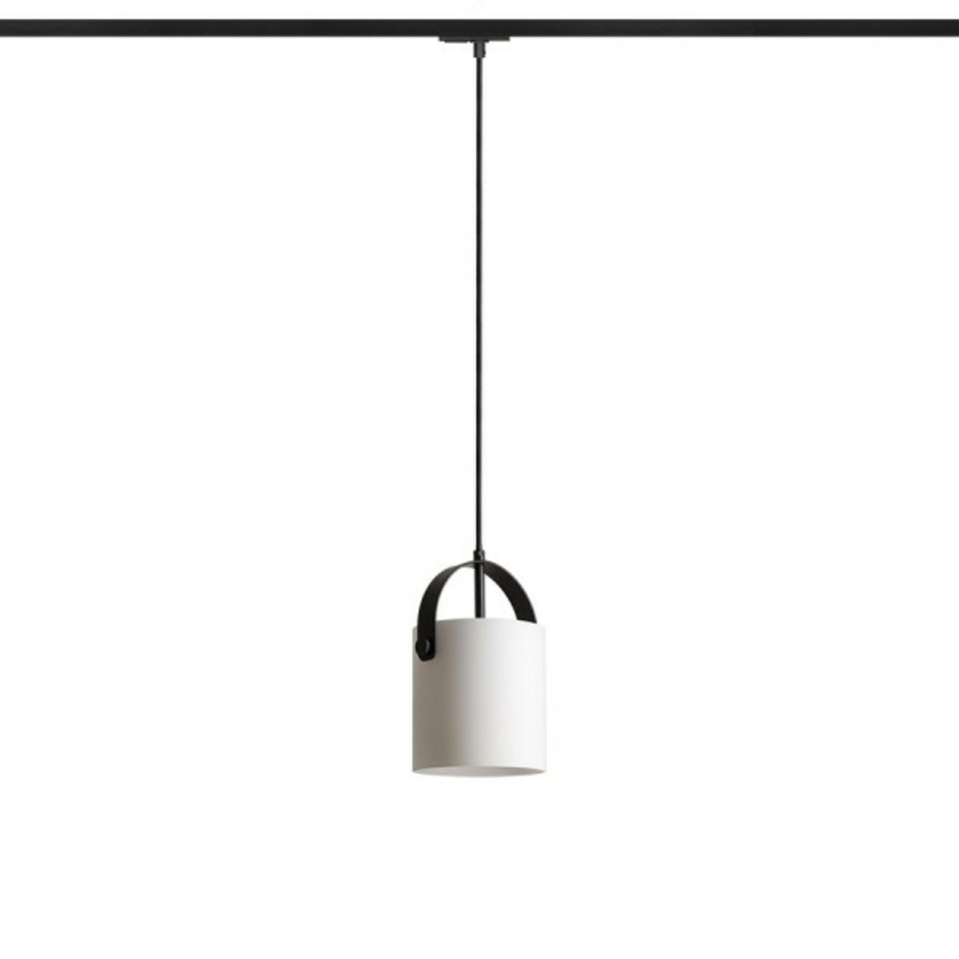 Levně RENDL JULIETTA 16 pro jednookr. lištu opálové sklo/černá 230V E27 20W R13860