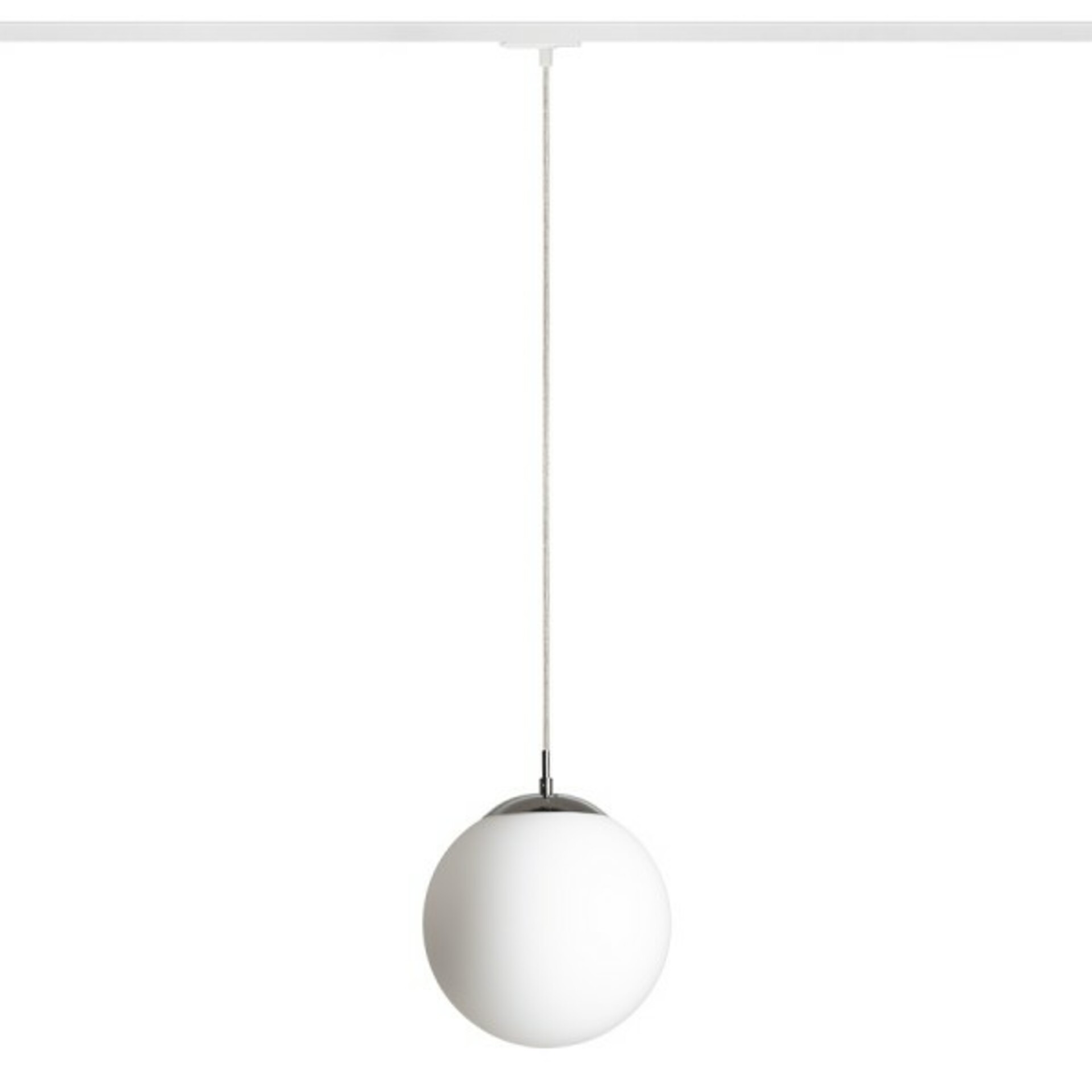 Levně RENDL LUNA 25 pro jednookr. lištu opálové sklo/chrom 230V E27 15W R13965