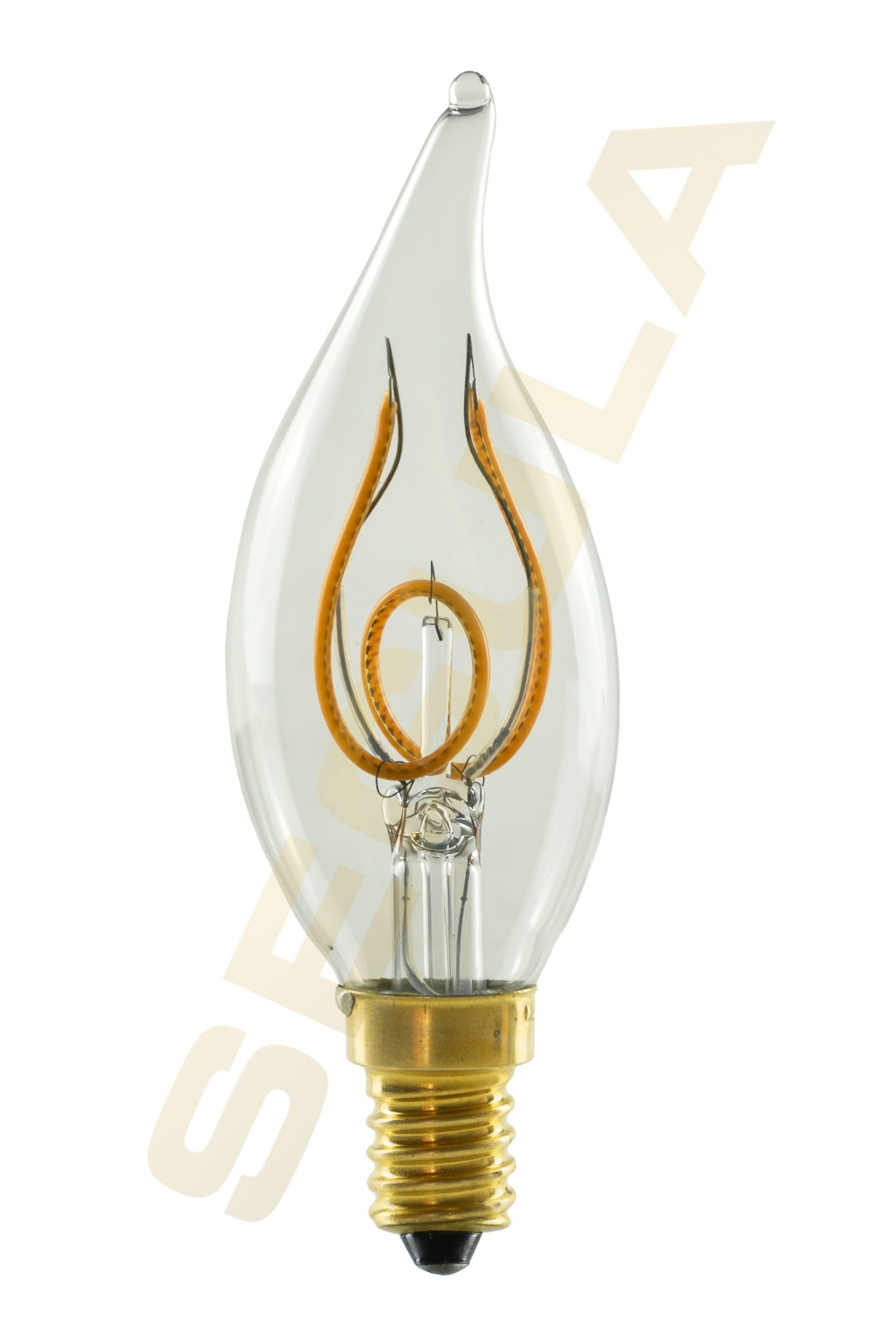 Segula 50632 LED soft svíčka plamínek čirá E14 3,2 W 20 W) 190 Lm 2.200 K