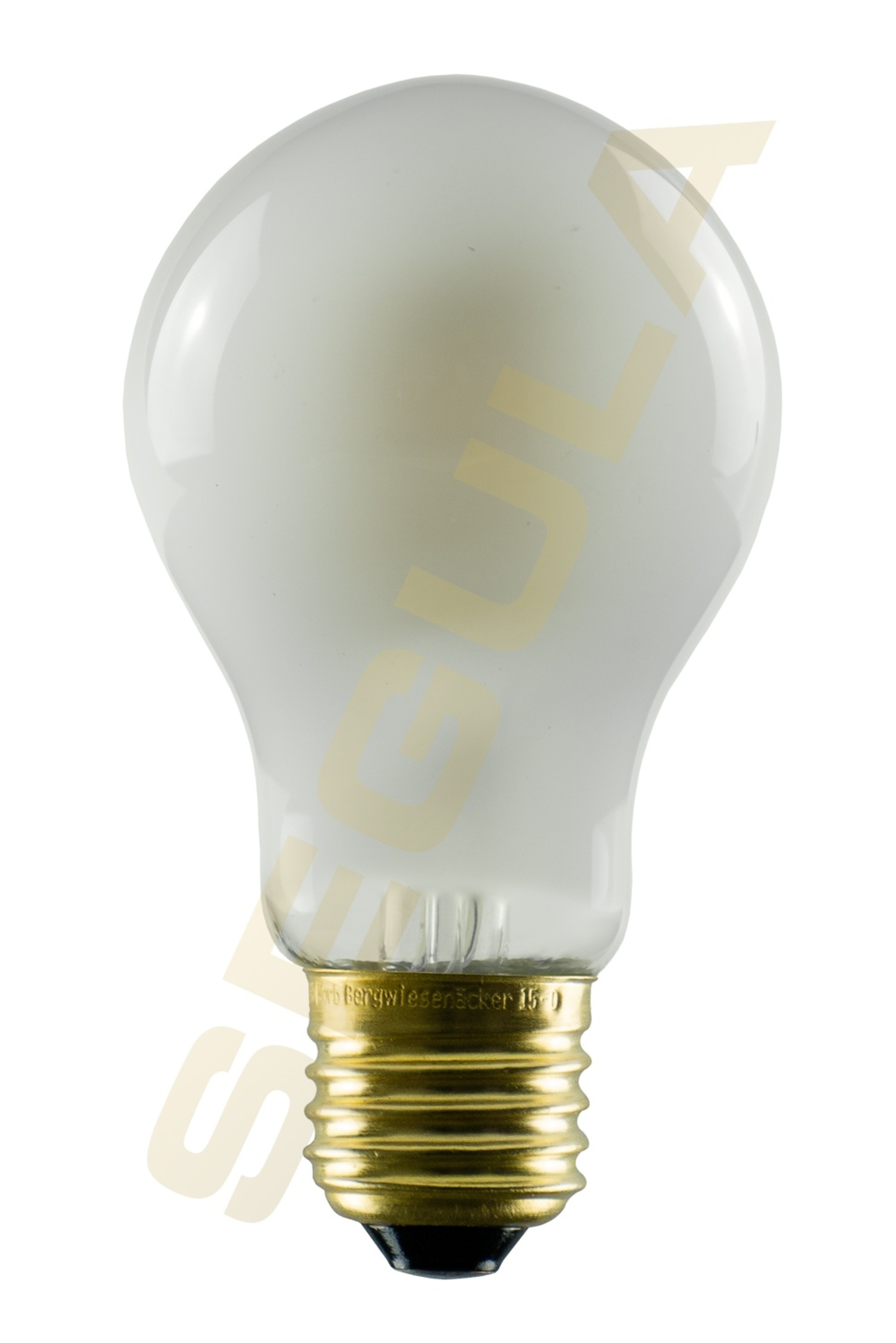 Levně Segula 50648 LED soft žárovka A19 spirála matná E27 5 W (20 W) 200 Lm 1.900 K