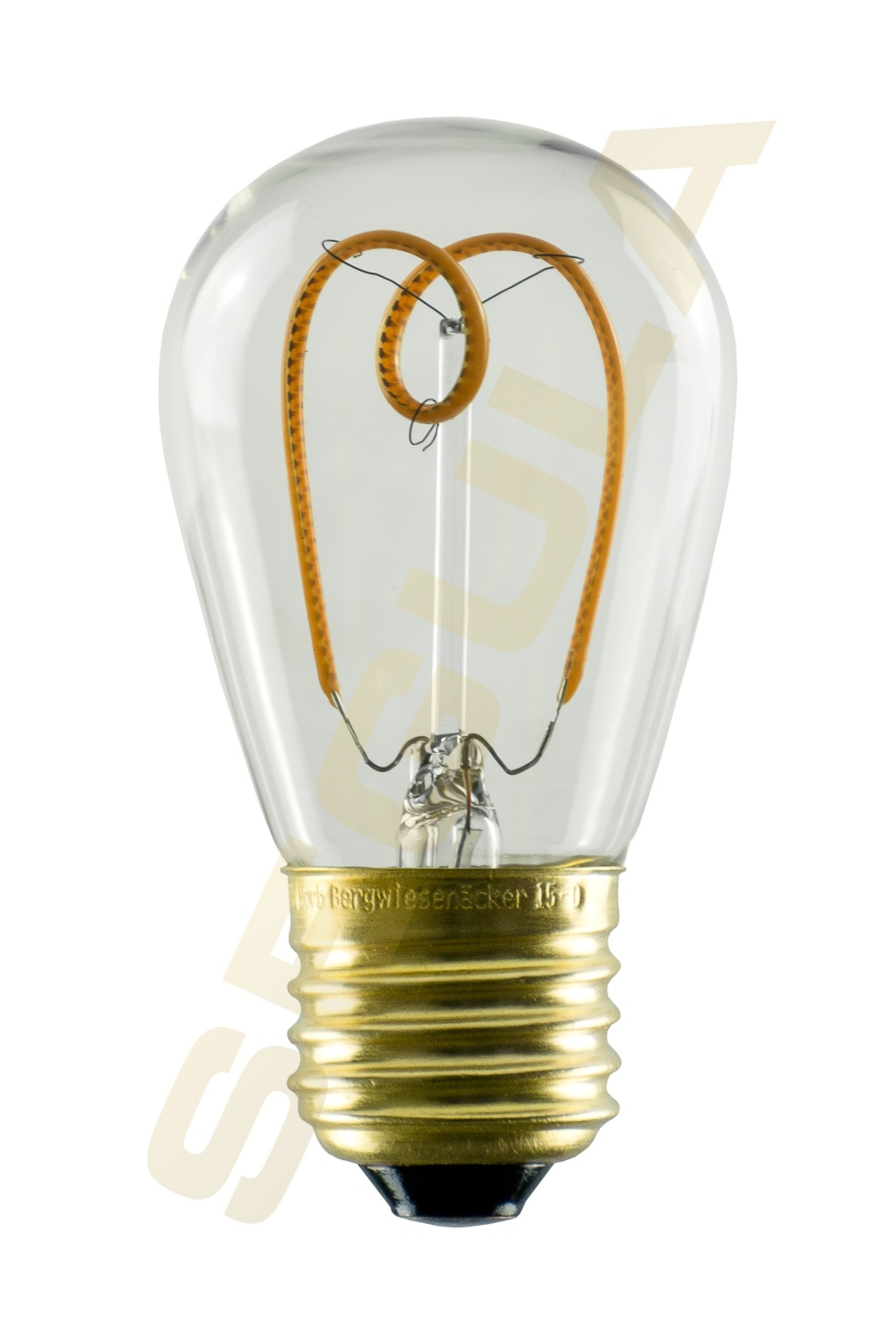 Levně Segula 50649 LED soft mini žárovka rustika čirá E27 3,2 W (20 W) 190 Lm 2.200 K
