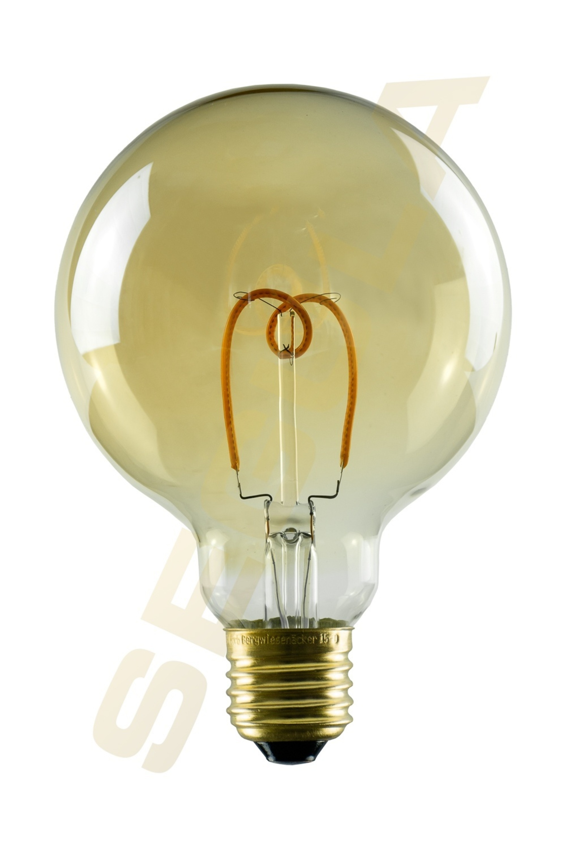 Levně Segula 50661 LED soft koule 95 zlatá E27 3,2 W (17 W) 160 Lm 1.900 K