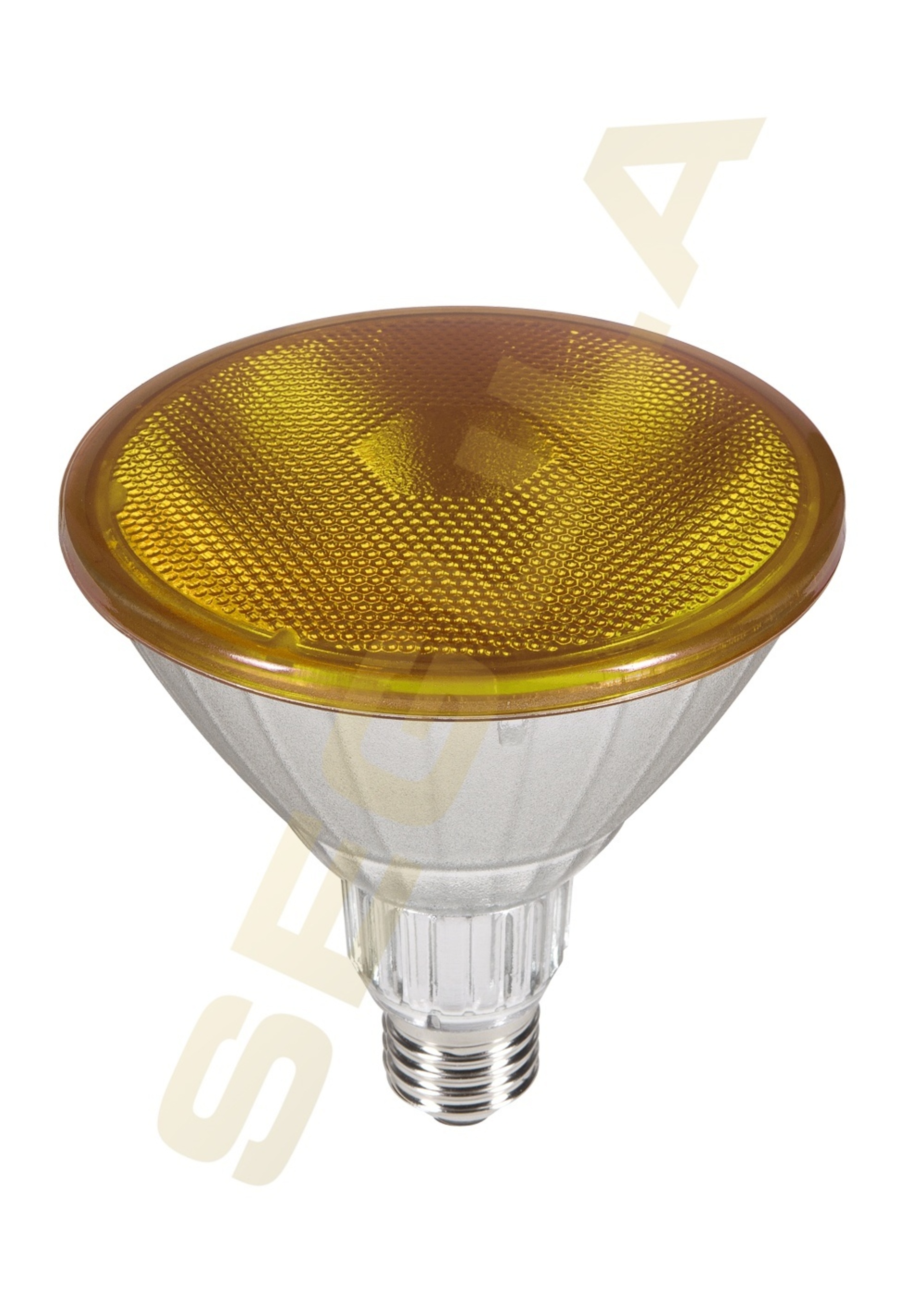 Levně Segula 50761 LED reflektorová žárovka PAR 38 žlutá E27 18 W (120 W) 1.100 Lm 40d