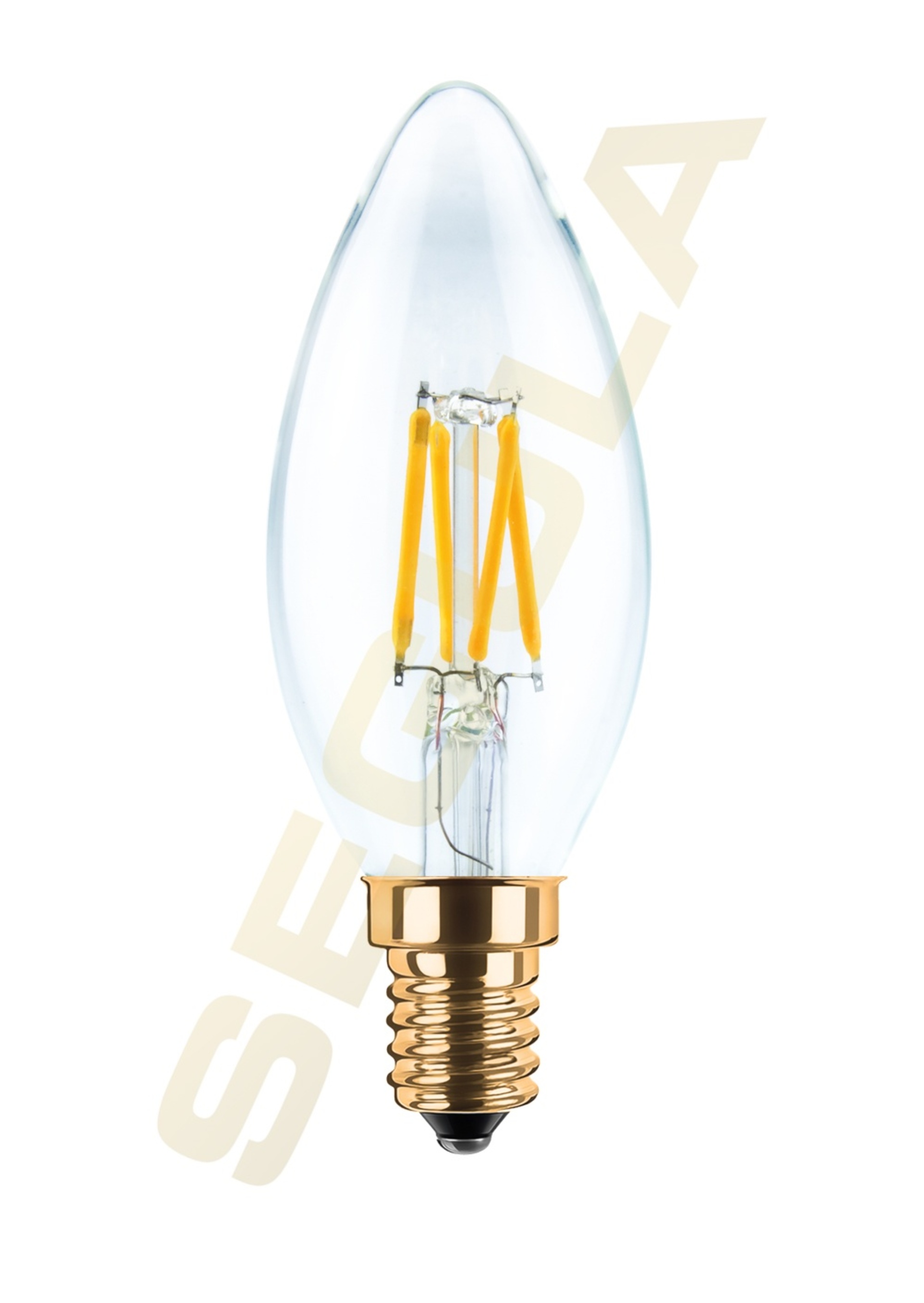 Segula 55201 LED svíčka čirá E14 3 W (26 W) 260 Lm 2.200 K