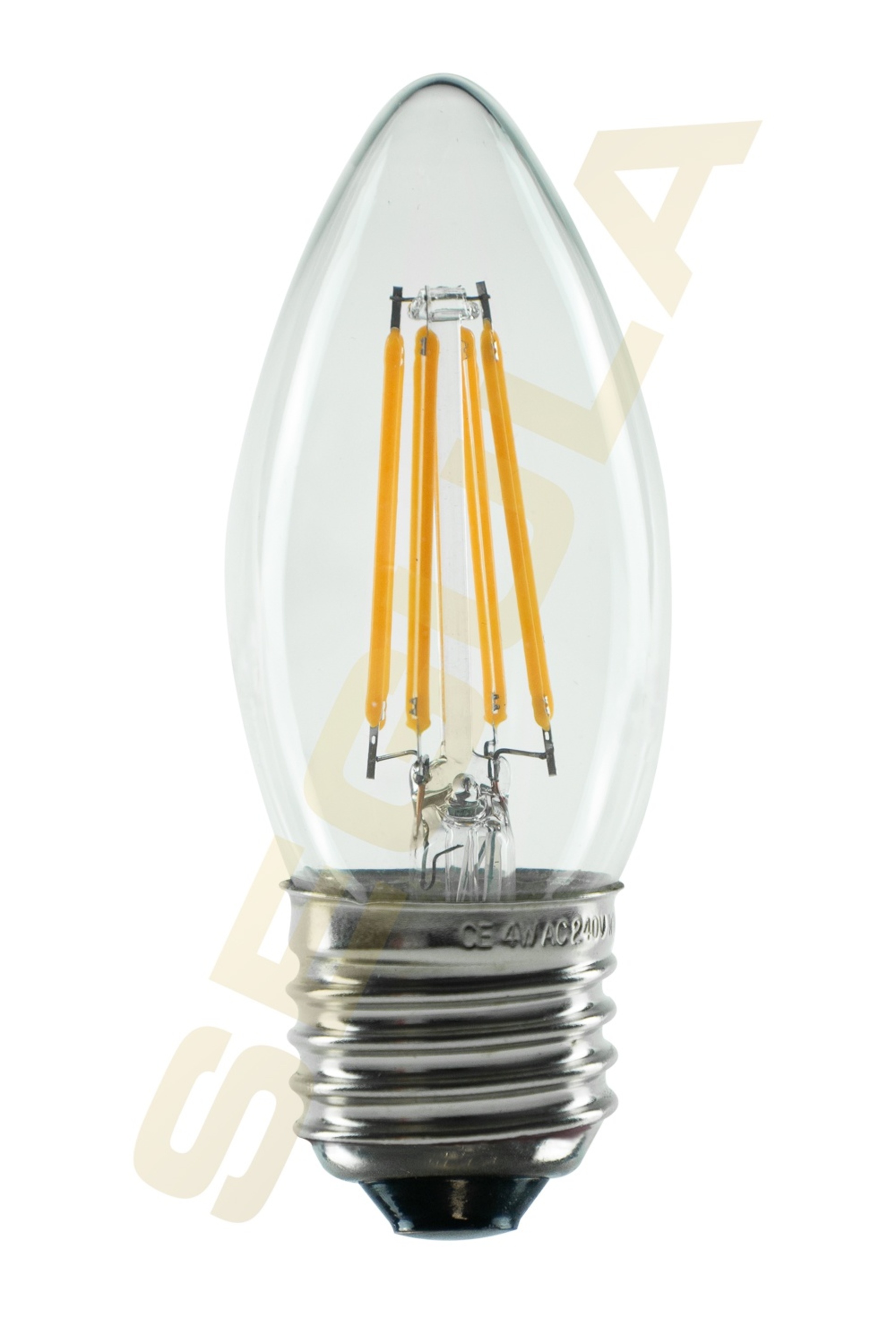Levně Segula 55314 LED svíčka čirá E27 3,2 W (26 W) 270 Lm 2.700 K