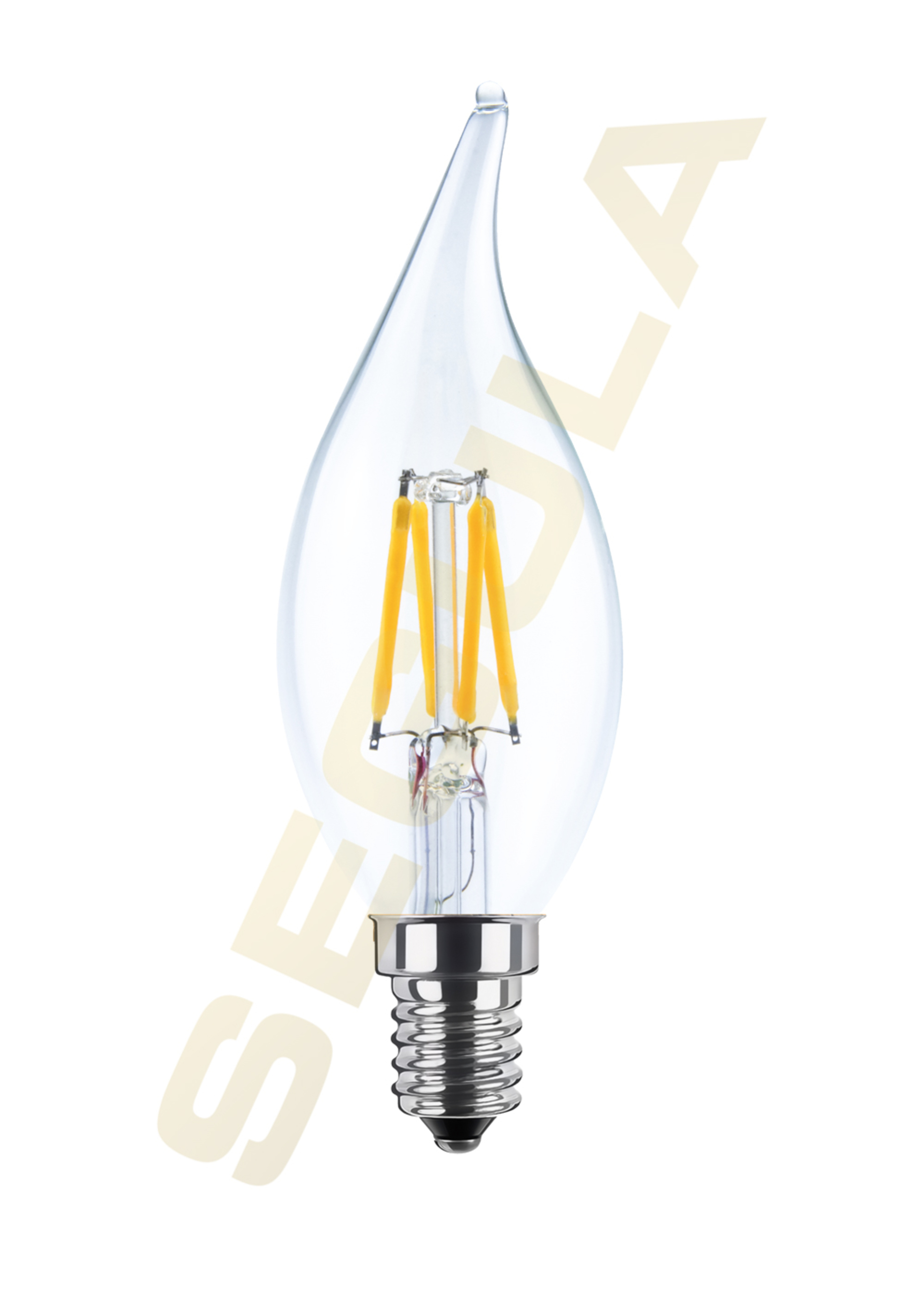 Levně Segula 55315 LED svíčka plamínek čirá E14 3,2 W (26 W) 270 Lm 2.700 K