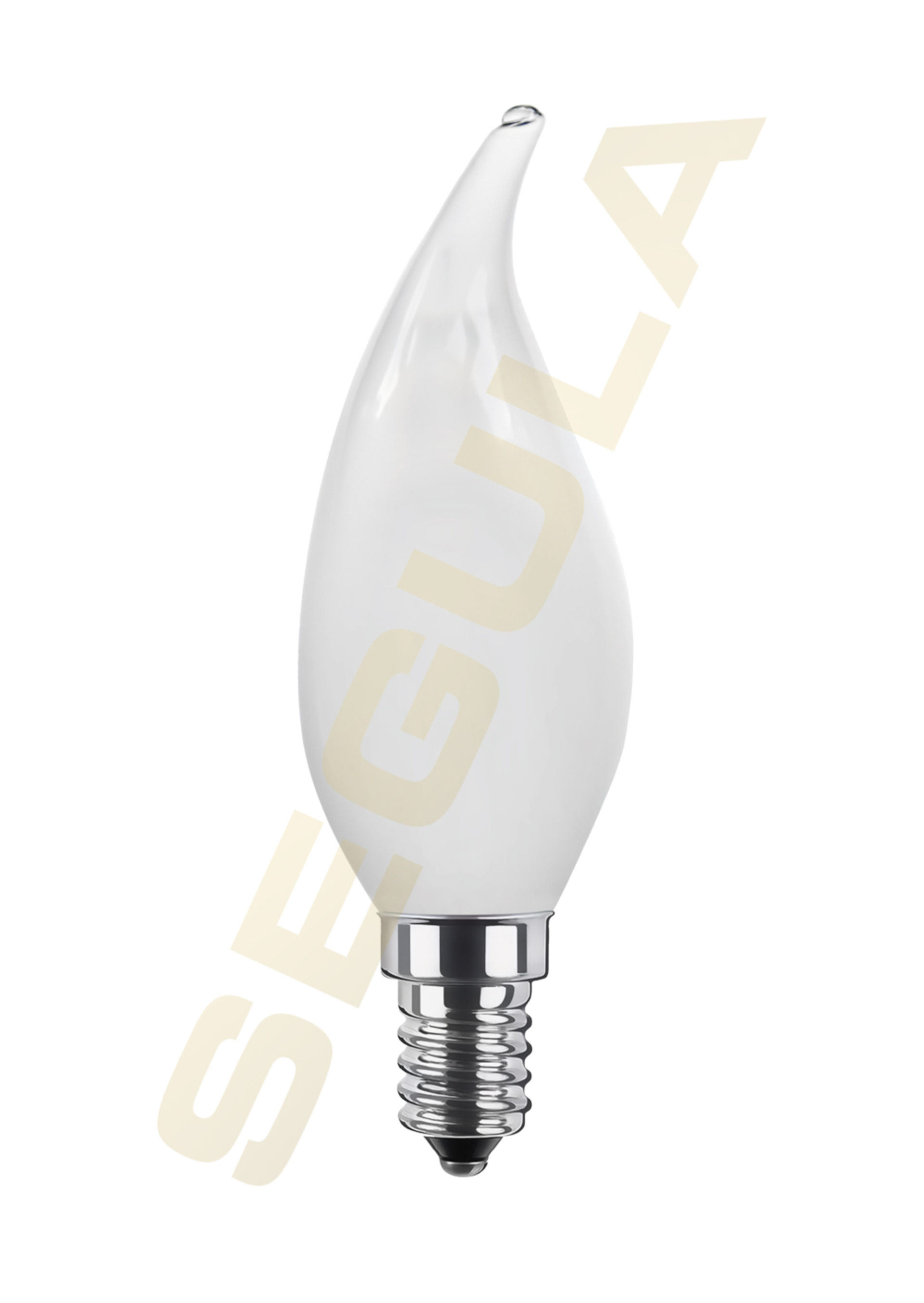 Levně Segula 55316 LED svíčka plamínek matná E14 3,2 W (26 W) 270 Lm 2.700 K