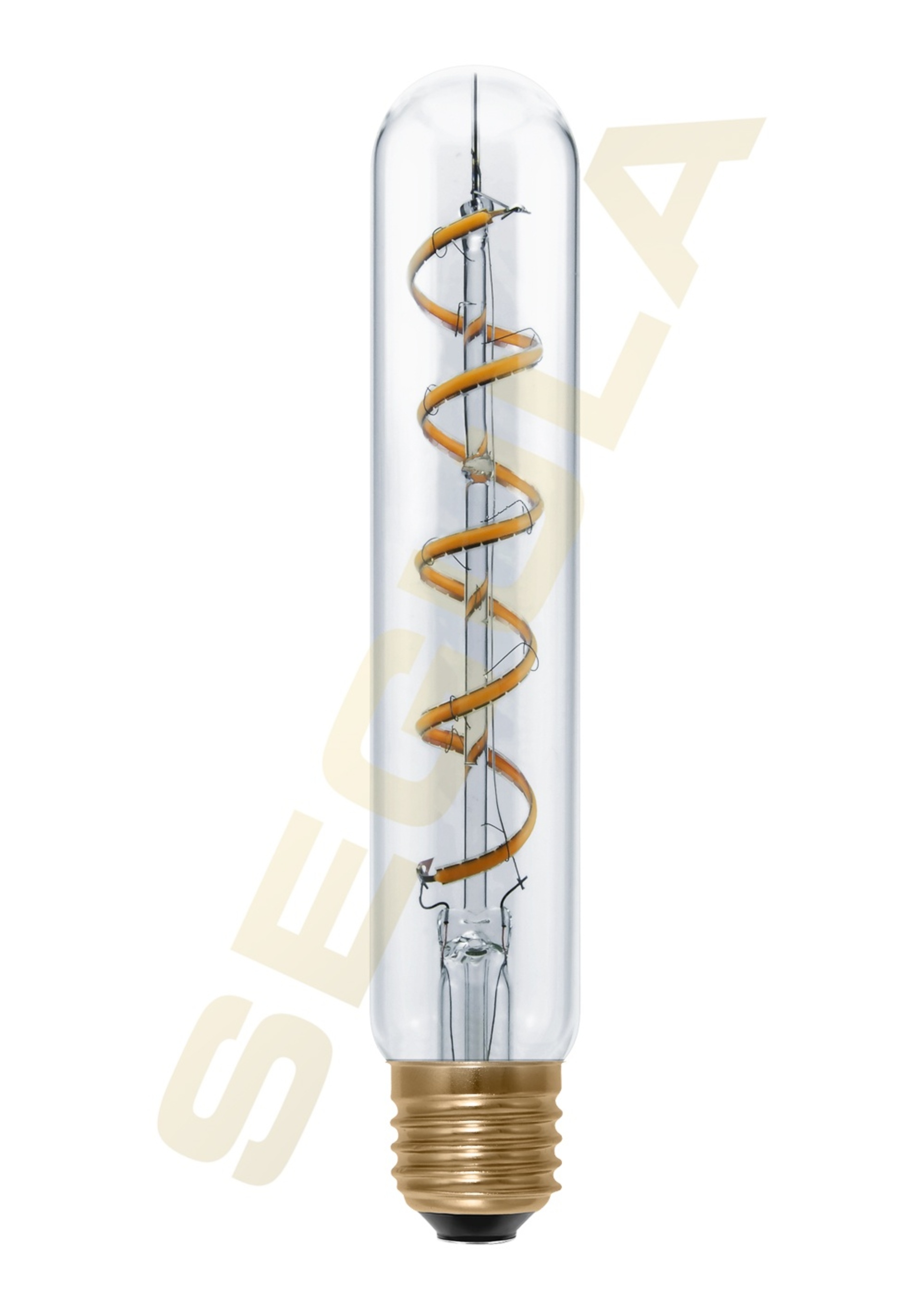 Levně Segula 55418 LED soft trubka T190 spirála čirá E27 6,5 W (39 W) 450 Lm 1.900 K