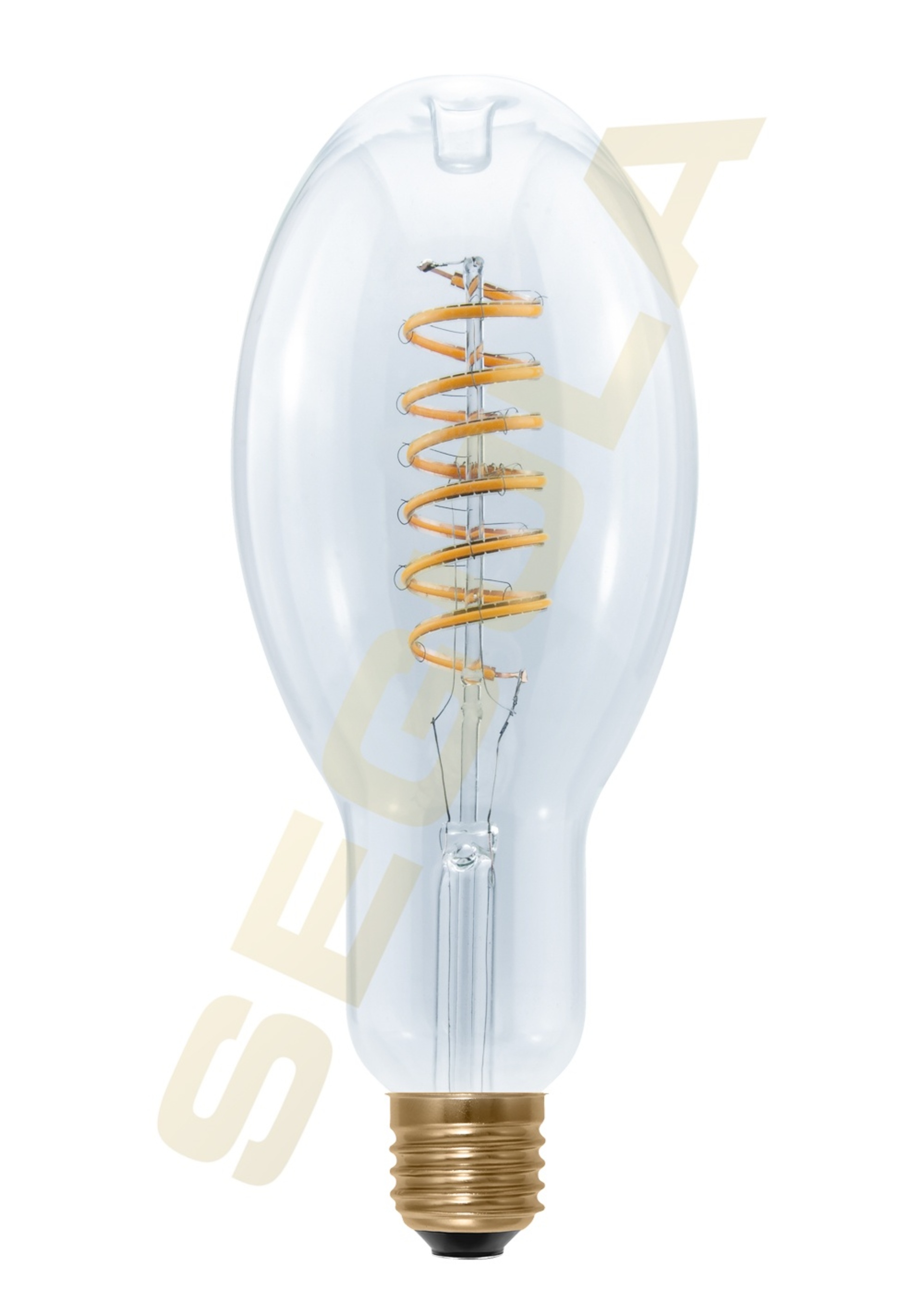 Levně Segula 55794 LED soft žárovka elipsa 90 spirála čirá E27 9 W (42 W) 500 Lm 1.900 K