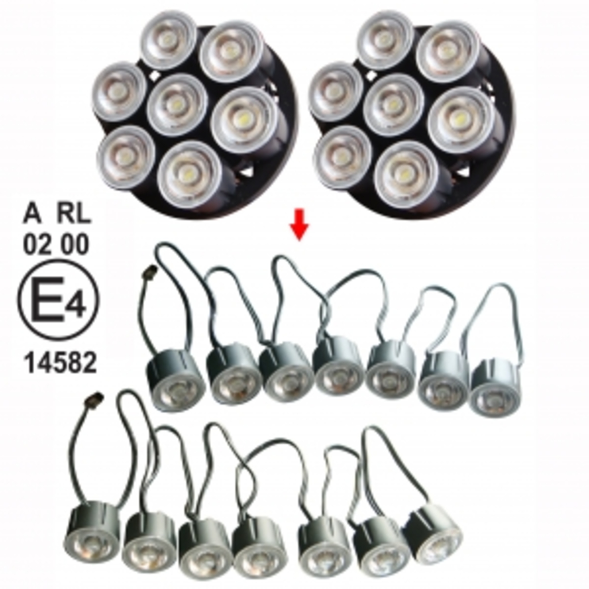 Levně MYCARR světlo na denní svícení LED - jednotlivé, SJ292