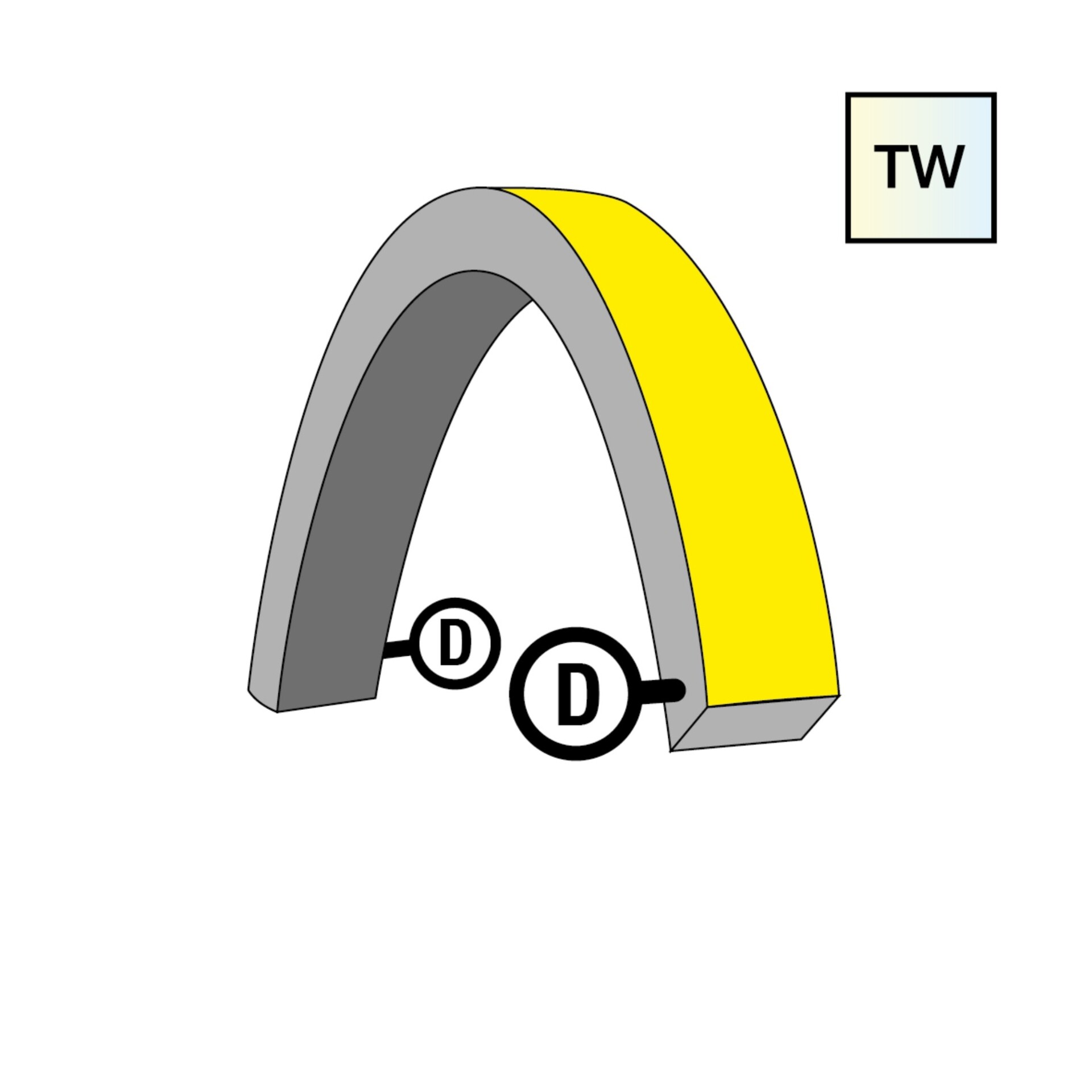 Levně SLC napájení pro NeonFlex 24V Top-Bend TW D