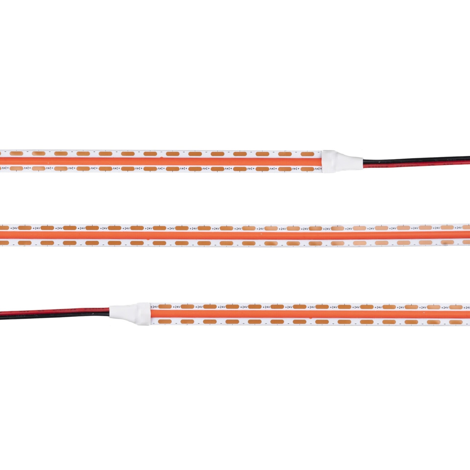 Levně SLC LED pásek COB barevný 12W/m 180lm/m červená 24V IP20 5m
