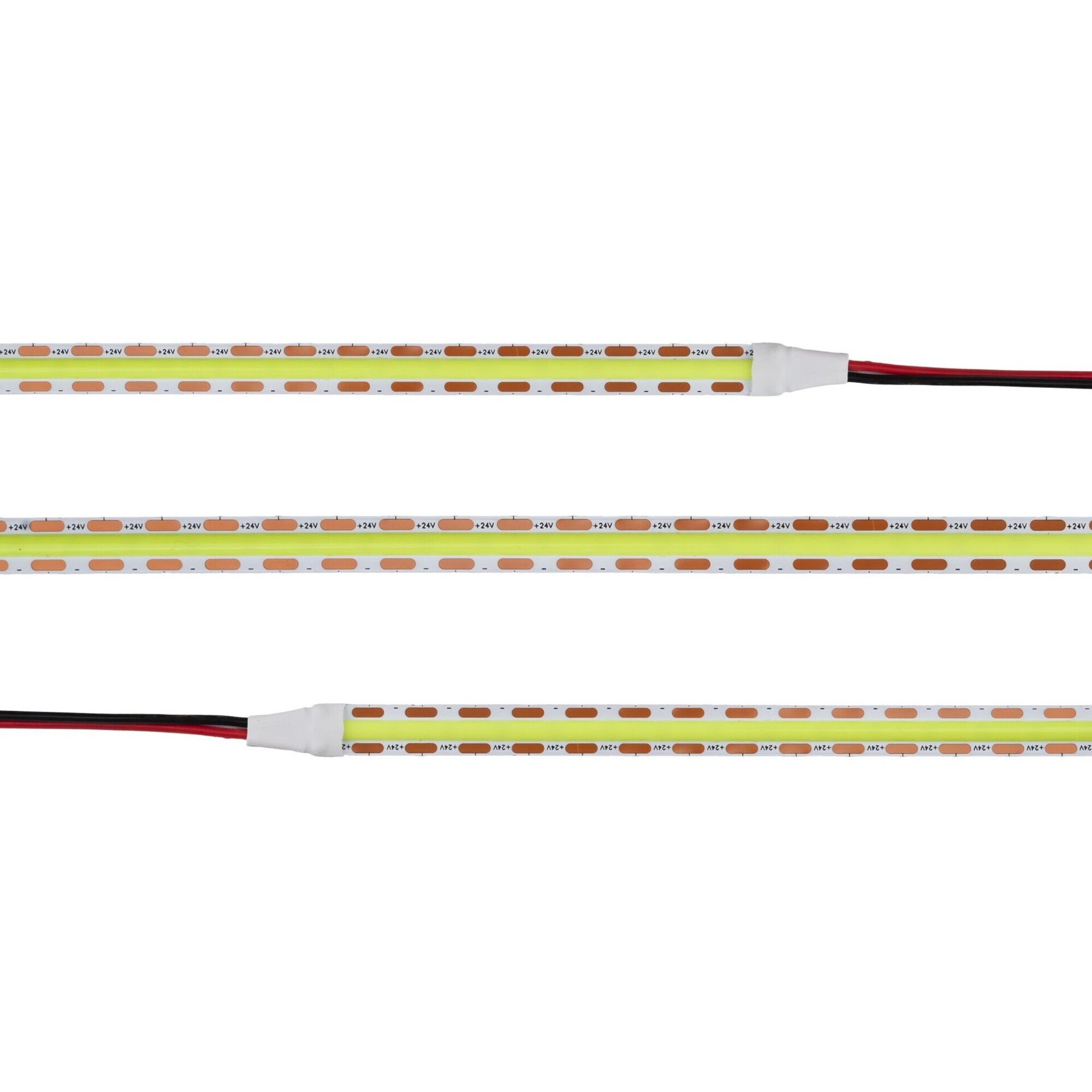 Levně SLC LED pásek COB barevný 12W/m 1100lm/m zelená 24V IP20 5m