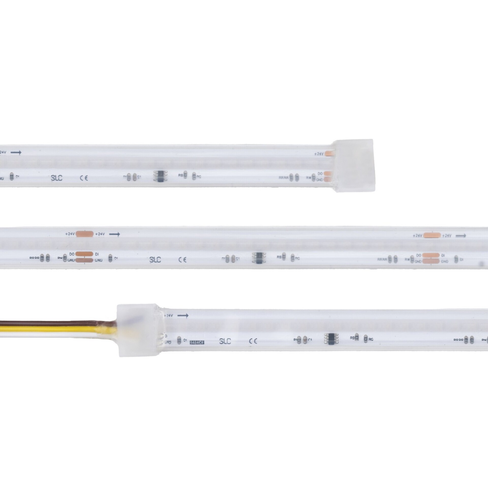 Levně SLC LED pásek COB Digital Pixel 14.4W/m 550lm/m RGBW -3000K - WS2814 Ra90 24V IP65 5m