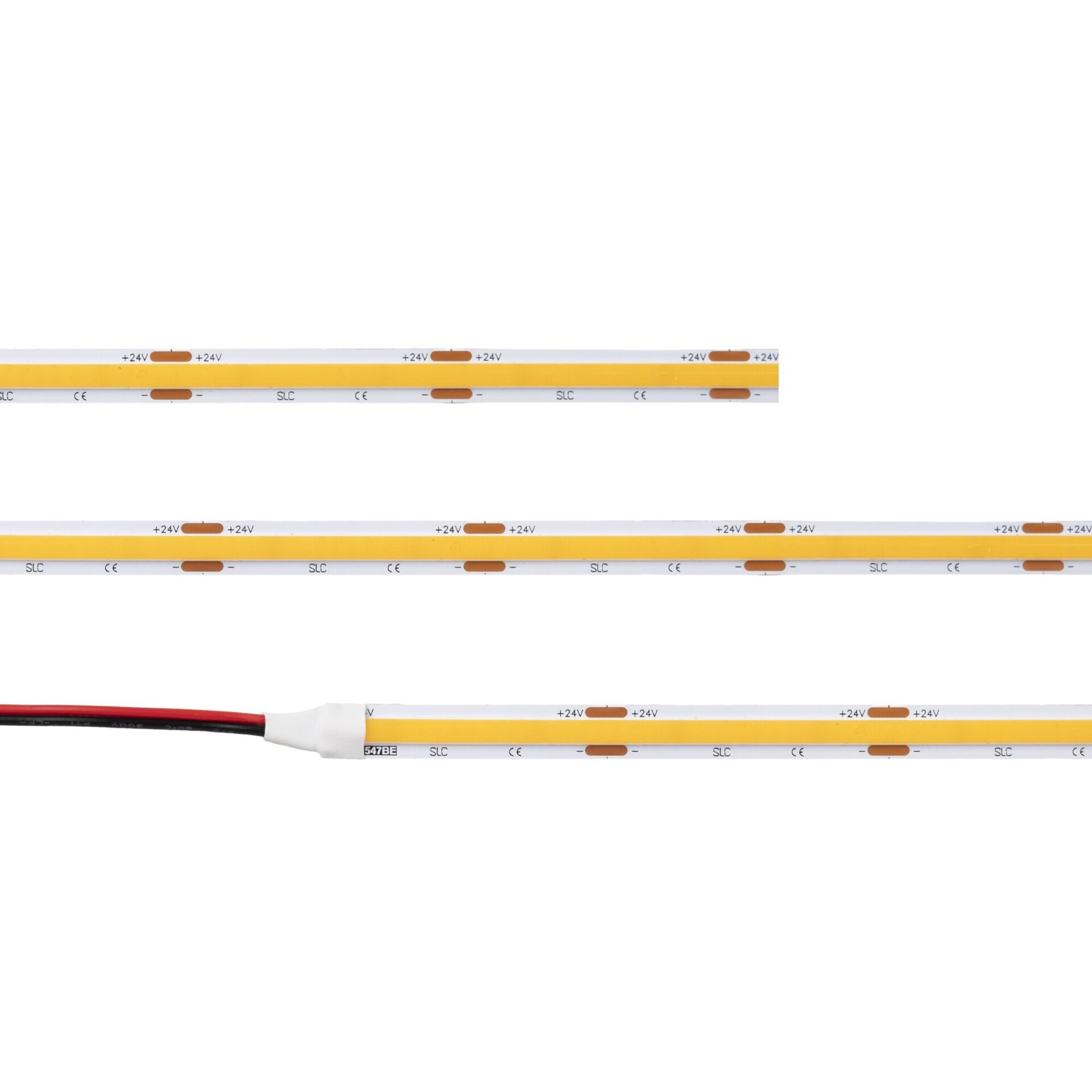 Levně SLC LED pásek COB do kuchyně 8W/m 900lm/m 3000K Ra90 24V IP20 2m