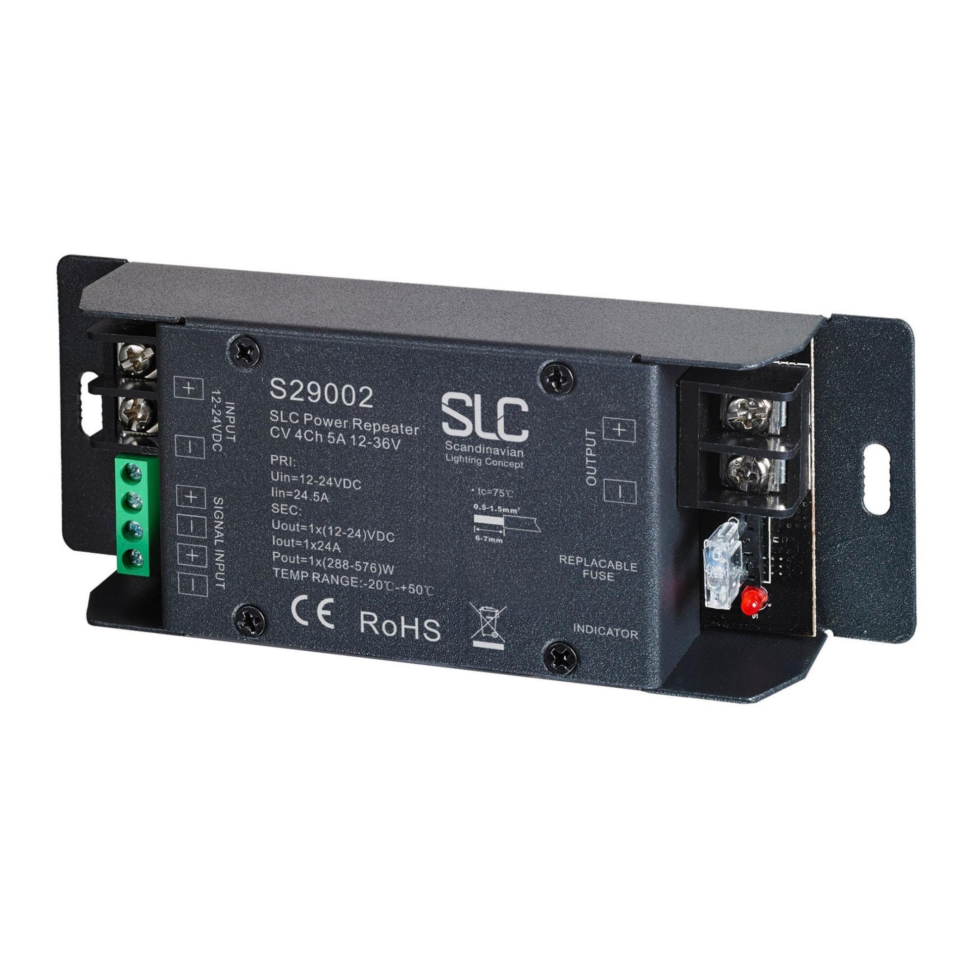 Levně SLC Power repeater 1x24A 12-36V 576W IP20