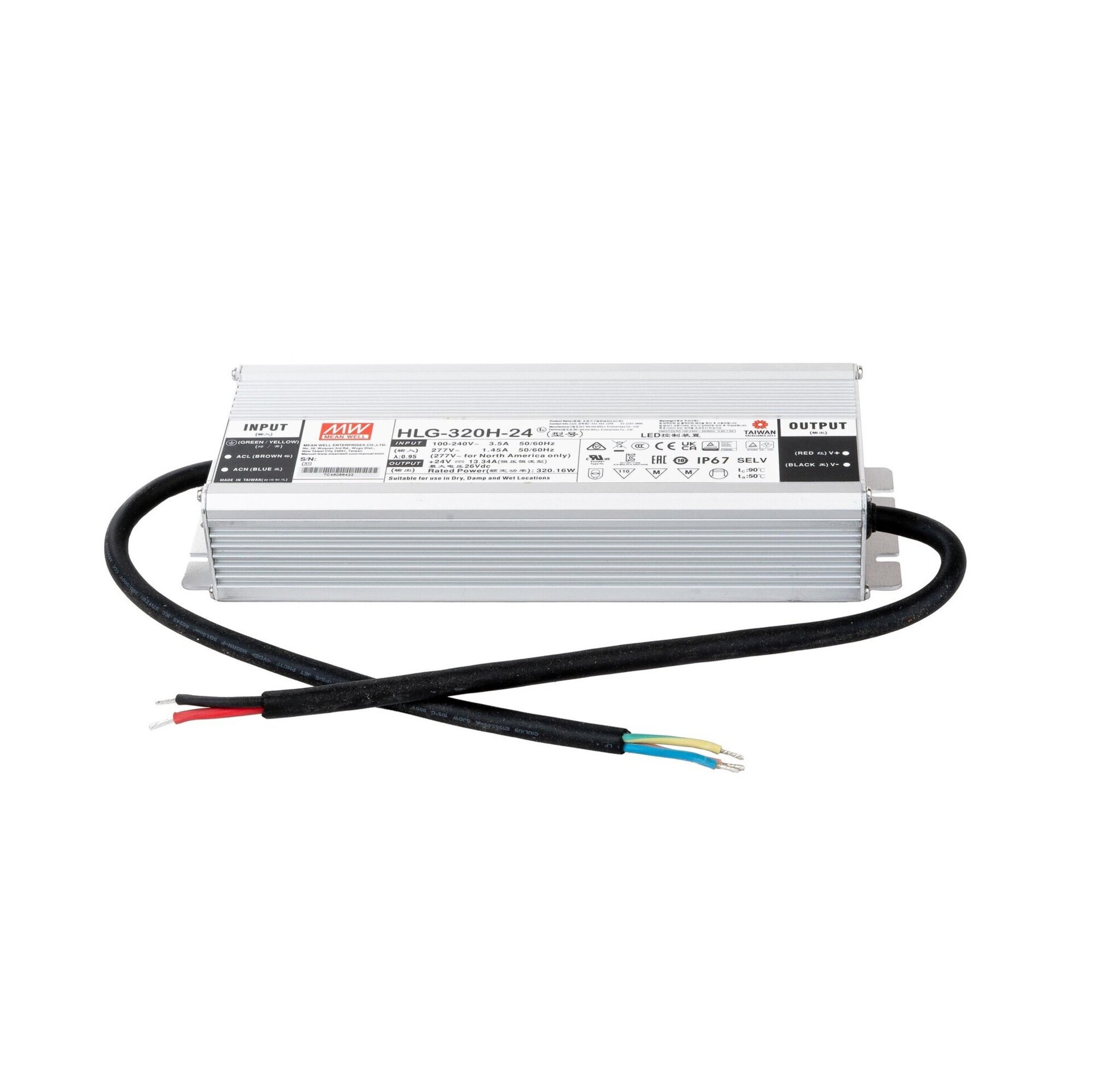 Levně SLC MeanWell Driver HLG CV 24V 320W nestmívatelný IP67