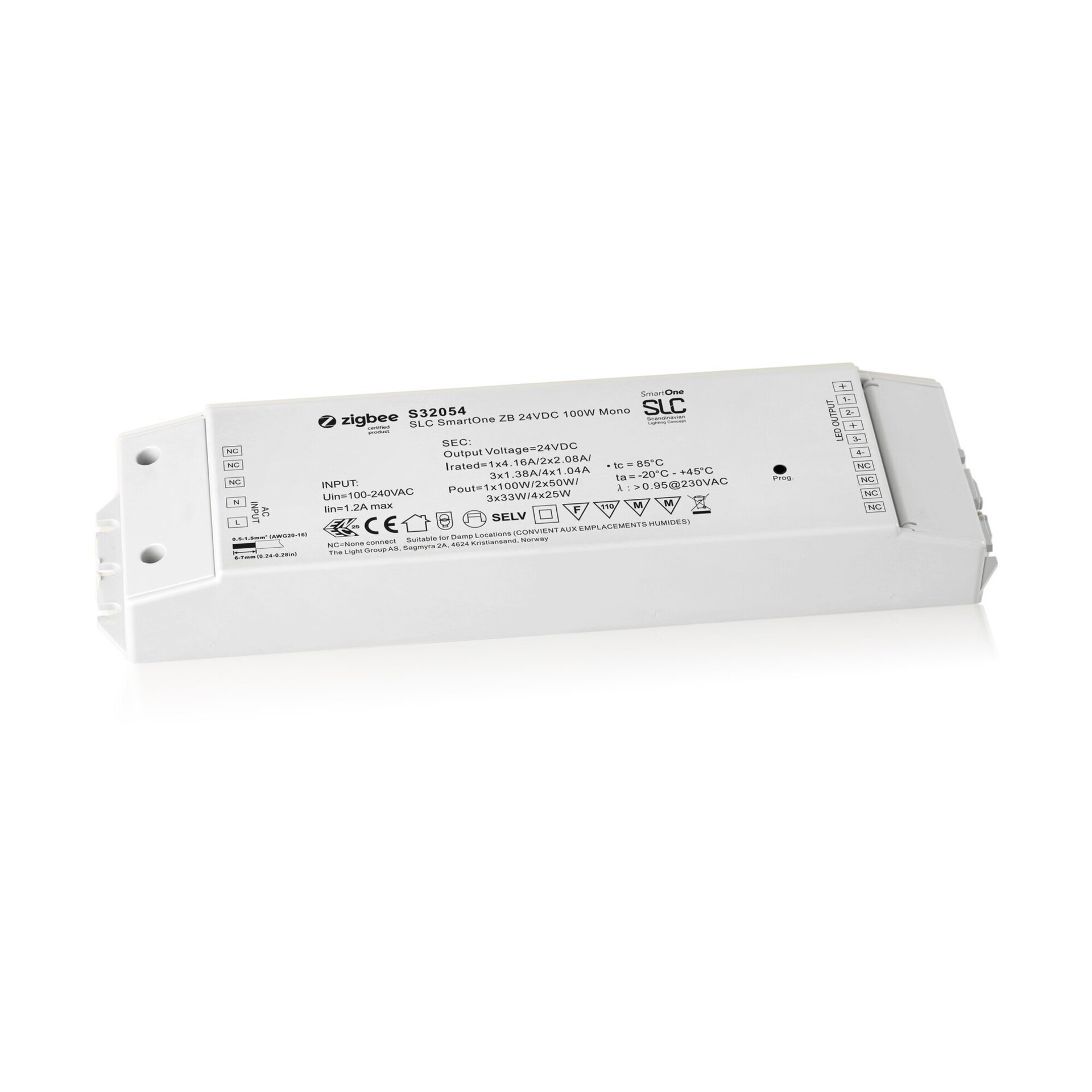 Levně SLC SmartOne Driver 24V Mono 96W Zigbee IP20