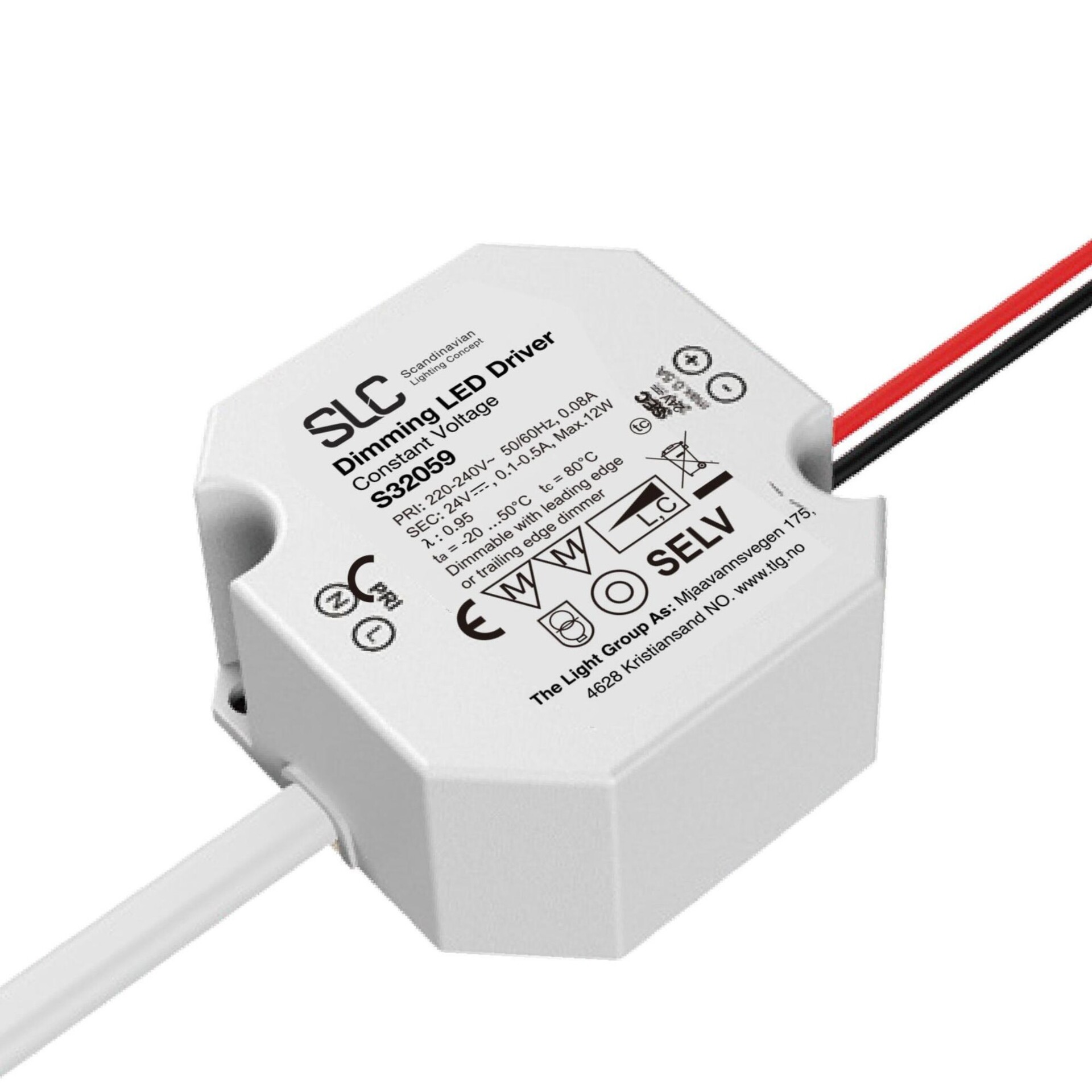Levně SLC Driver 24V Pill 12W stmívatelný triak IP20