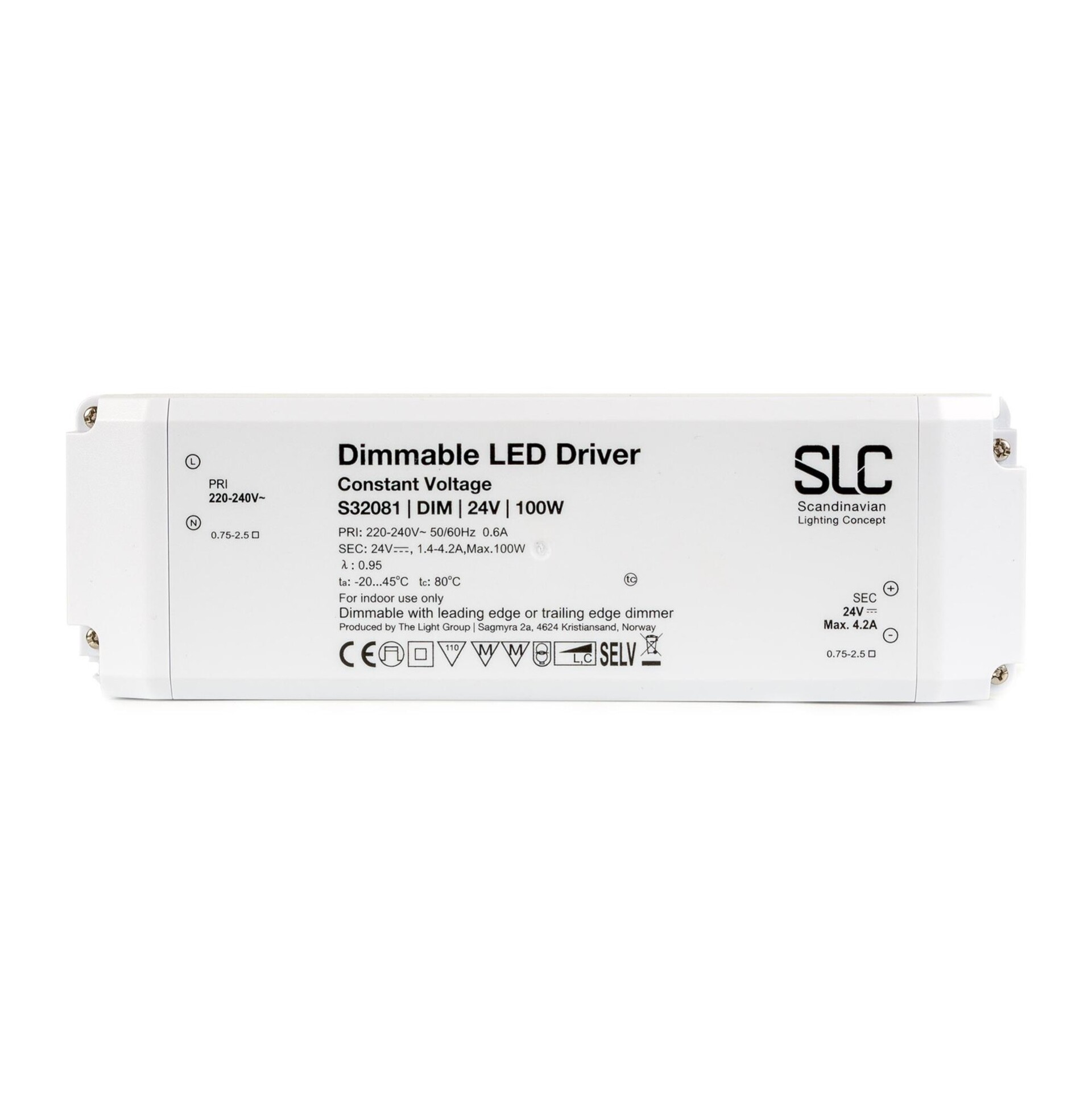 Levně SLC Driver 24V 100W stmívatelný triak IP20