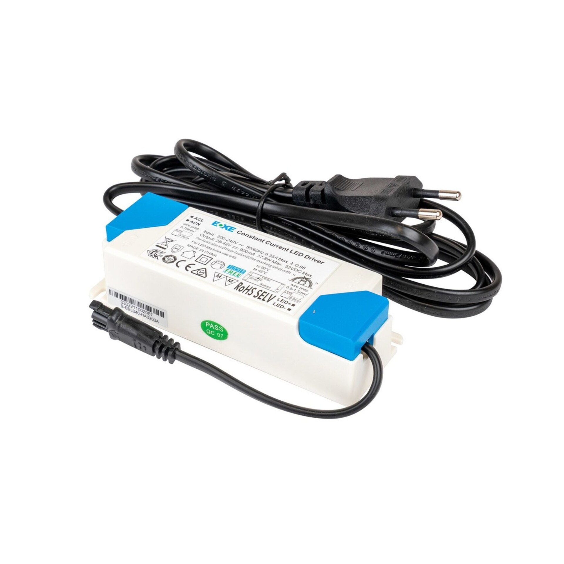 Levně SLC Driver pro svítidlo Focus/Think 900mA s kabelem se zástrčkou 36W IP20